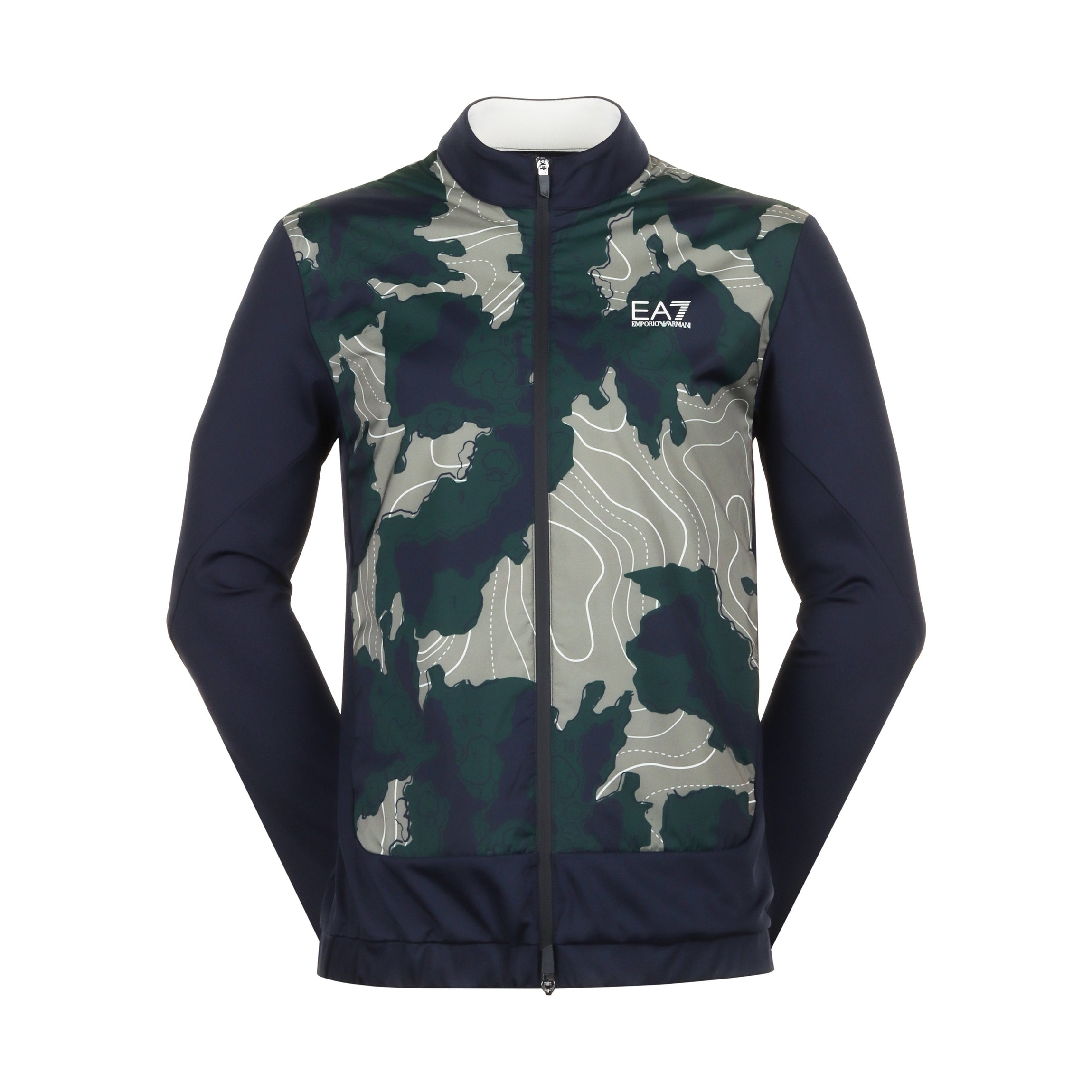 EA7 Emporio Armani カモフラージュ ベスト Emporio Armani EA7 Golf Full Zip - Fancy Camouflage 2803