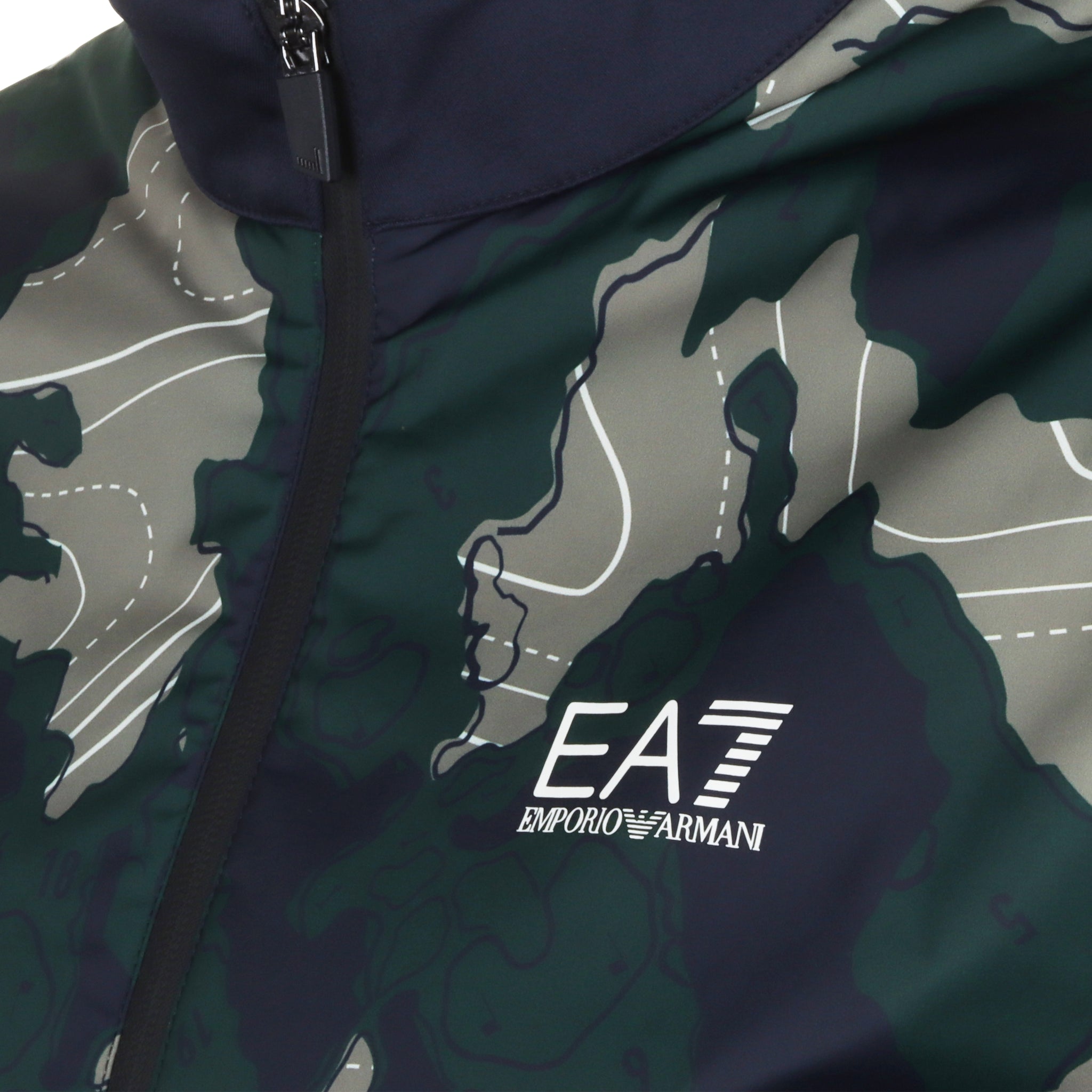 Emporio Armani EA7 Golf Full Zip Fancy Camouflage 2803