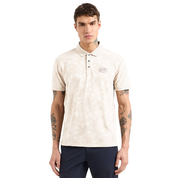 Emporio Armani EA7 Golf Pro Jacquard Polo Shirt