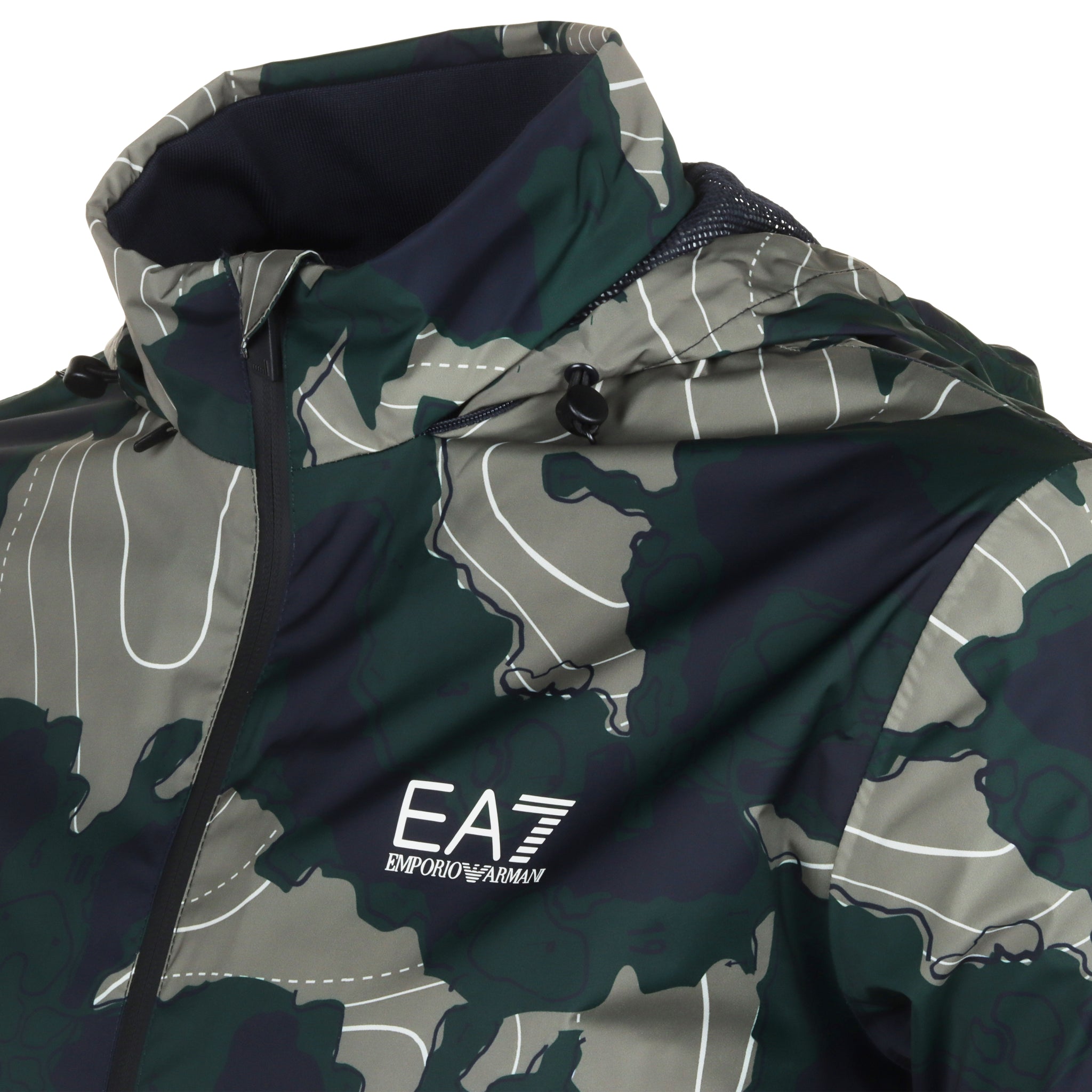 Emporio Armani EA7 Golf Pro Windbreaker Jacket Fancy Camouflage 2803