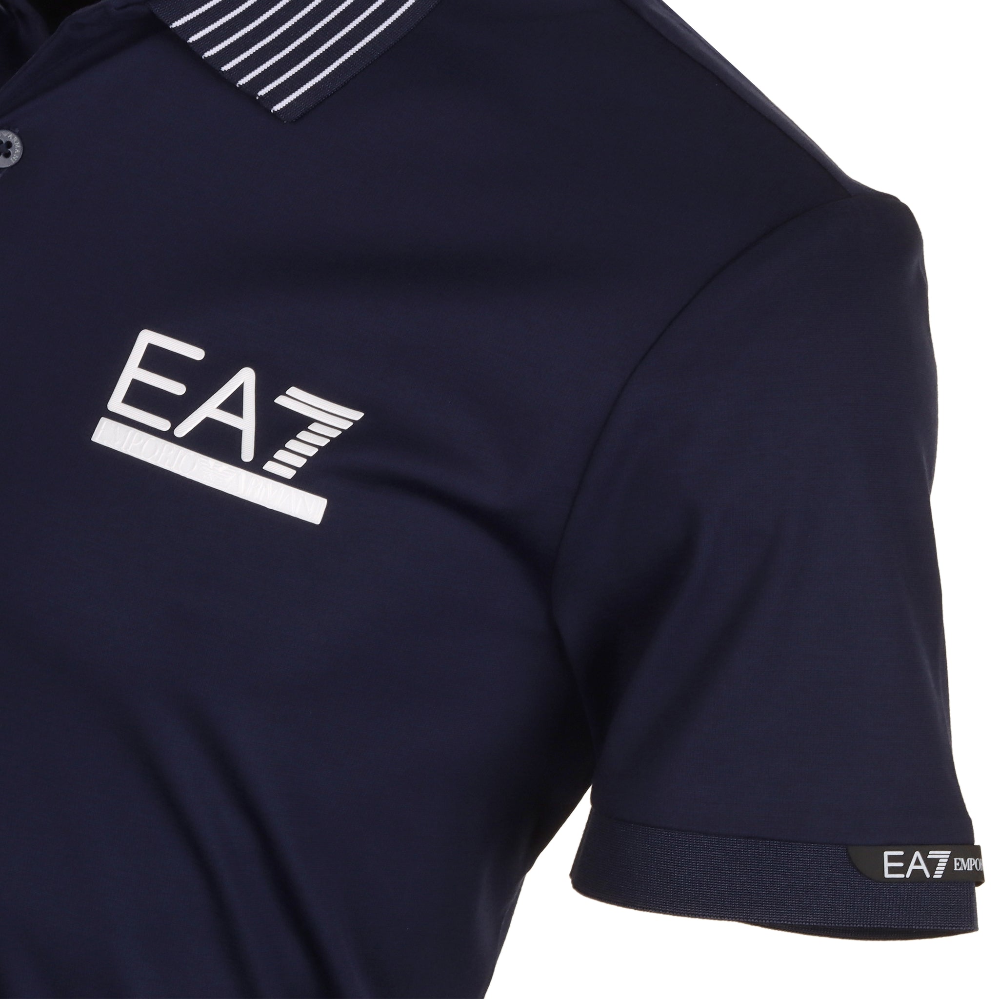 Emporio Armani EA7 Golf Ventus7 Collar Detail Polo Shirt