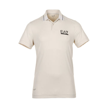 Emporio Armani EA7 Golf Ventus7 Contrast Detail Polo Shirt Rainy Day 1946