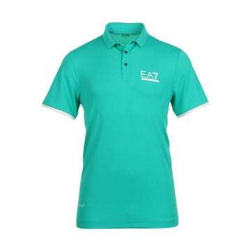 Emporio Armani EA7 Golf Ventus7 Perf Collar Polo Shirt Spectra Green 1815