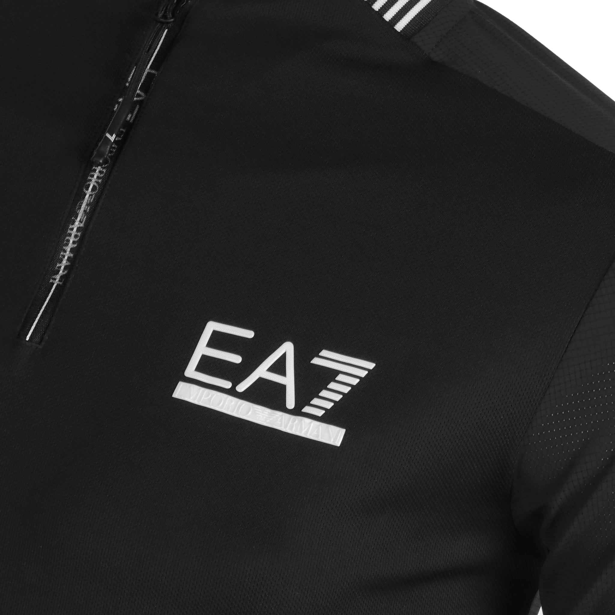 Emporio Armani EA7 Golf Ventus7 Zip Neck LS Shirt