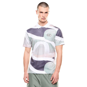 Emporio Armani EA7 Pro Printed Polo Shirt