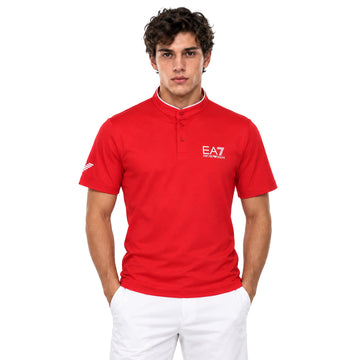 Emporio Armani EA7 Ventus7 Henley Golf Polo Shirt