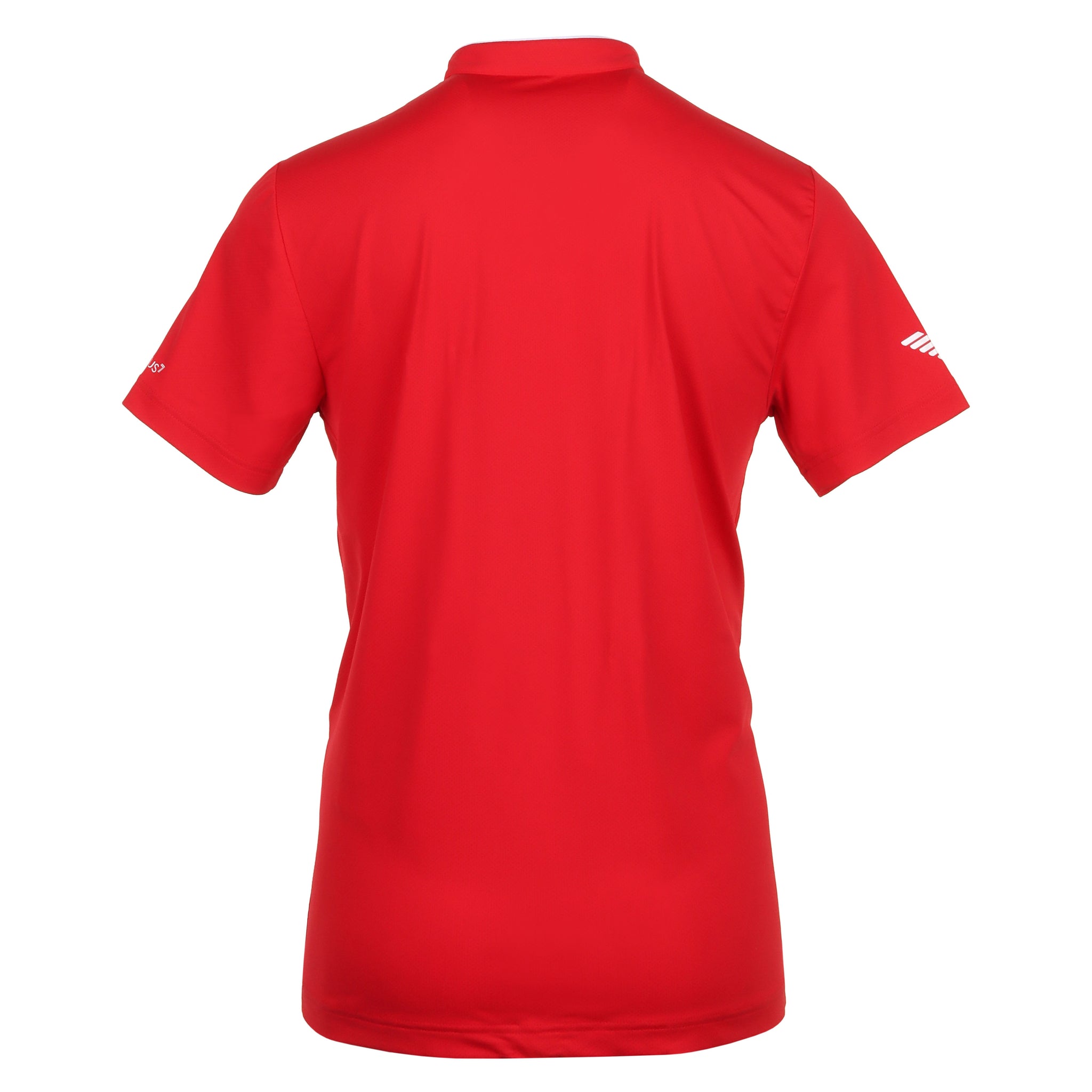 Emporio Armani EA7 Ventus7 Henley Polo Shirt Racing Red 1451