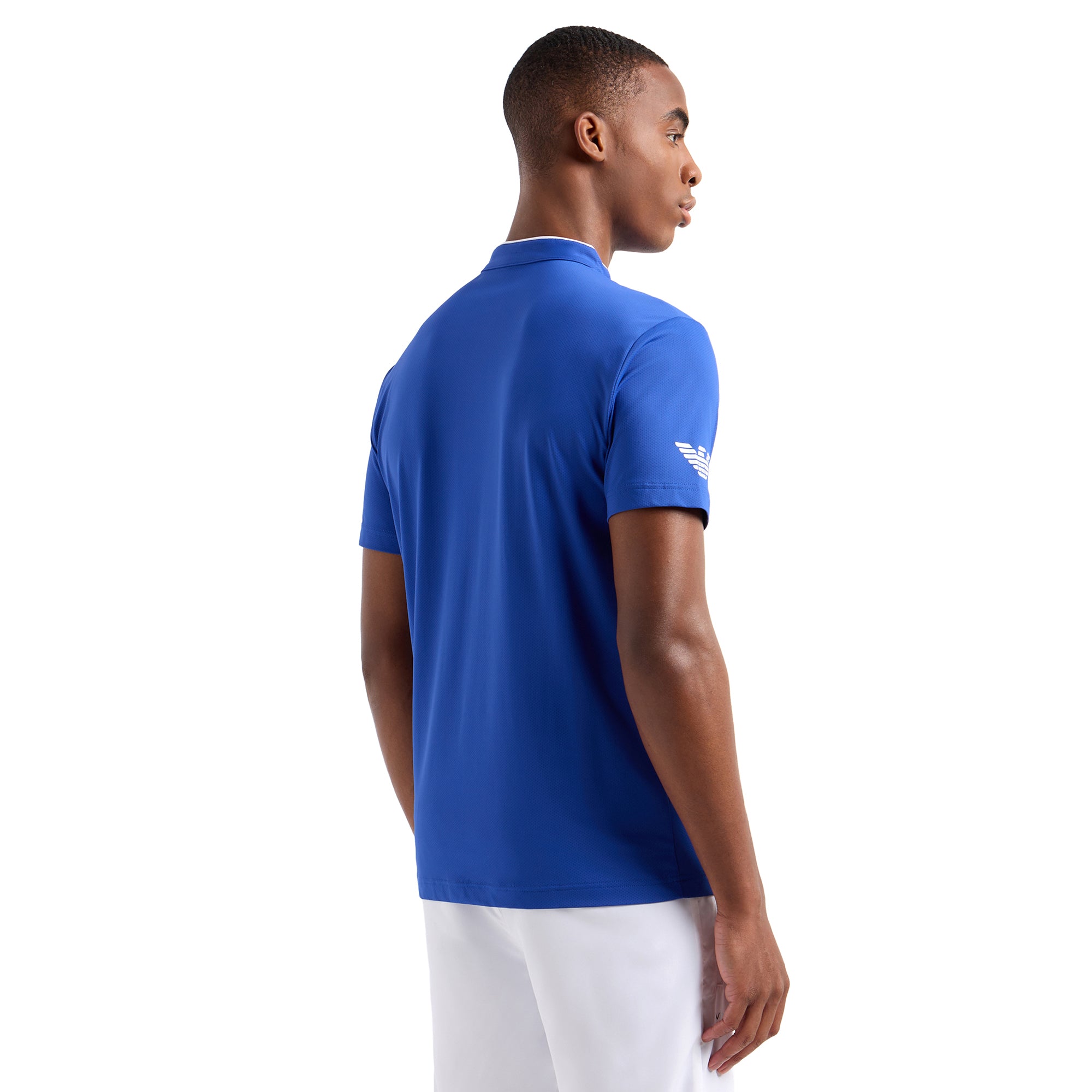 Emporio Armani EA7 Ventus7 Henley Polo Shirt