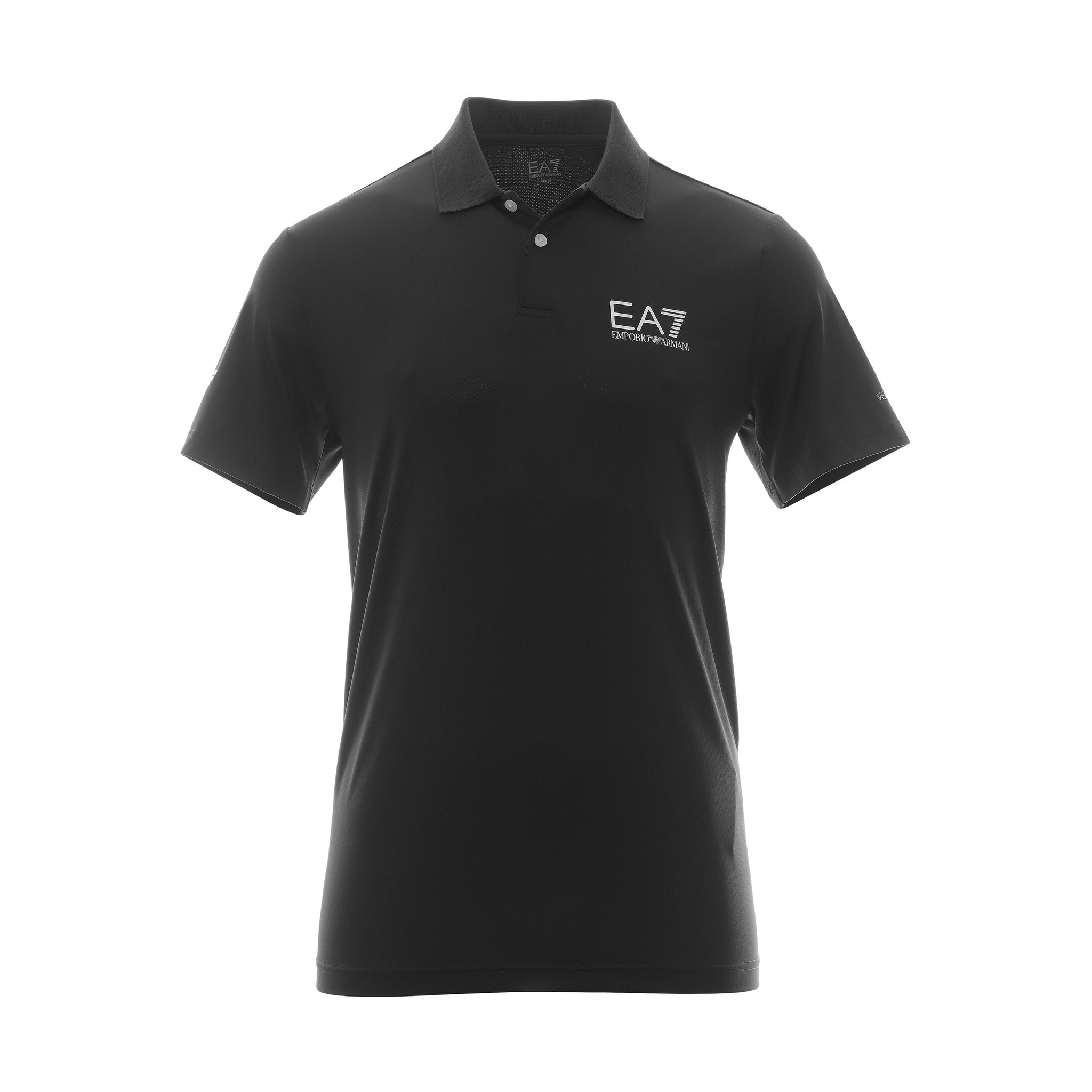 Emporio Armani EA7 Ventus7 Polo Shirt PJEMZ-8NPF23 Black 1200 | Function18