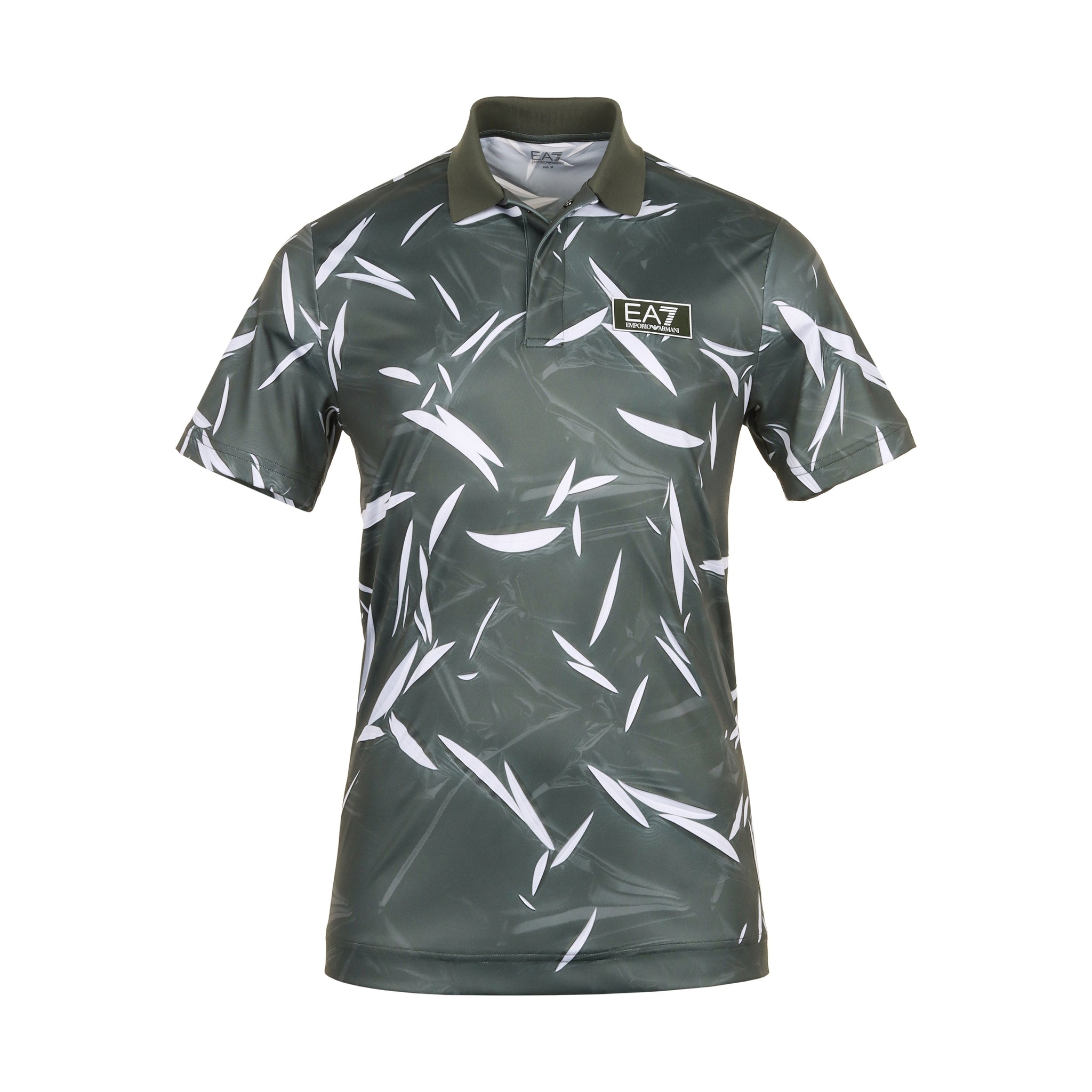 Emporio Armani EA7 Ventus7 Pro Graphic Polo Shirt Fancy Green 2814