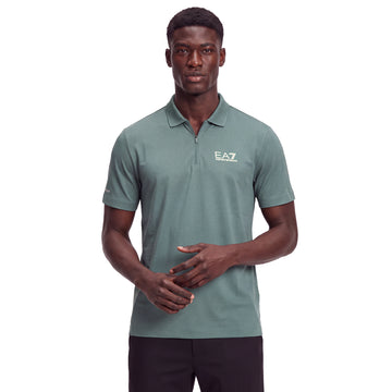 Emporio Armani EA7 Zip Golf Polo Shirt