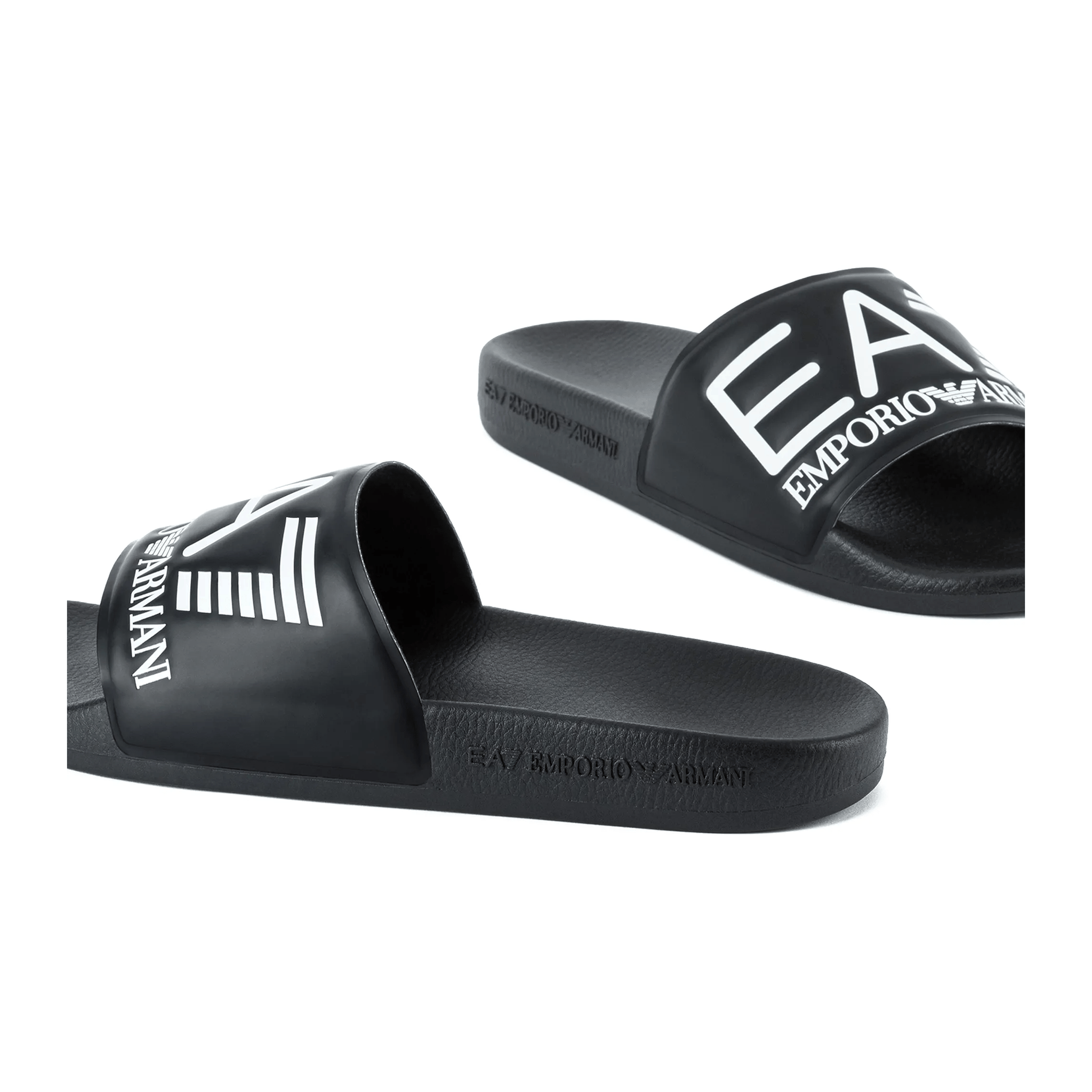 Emporio Armani EA7 Sliders Black 00002