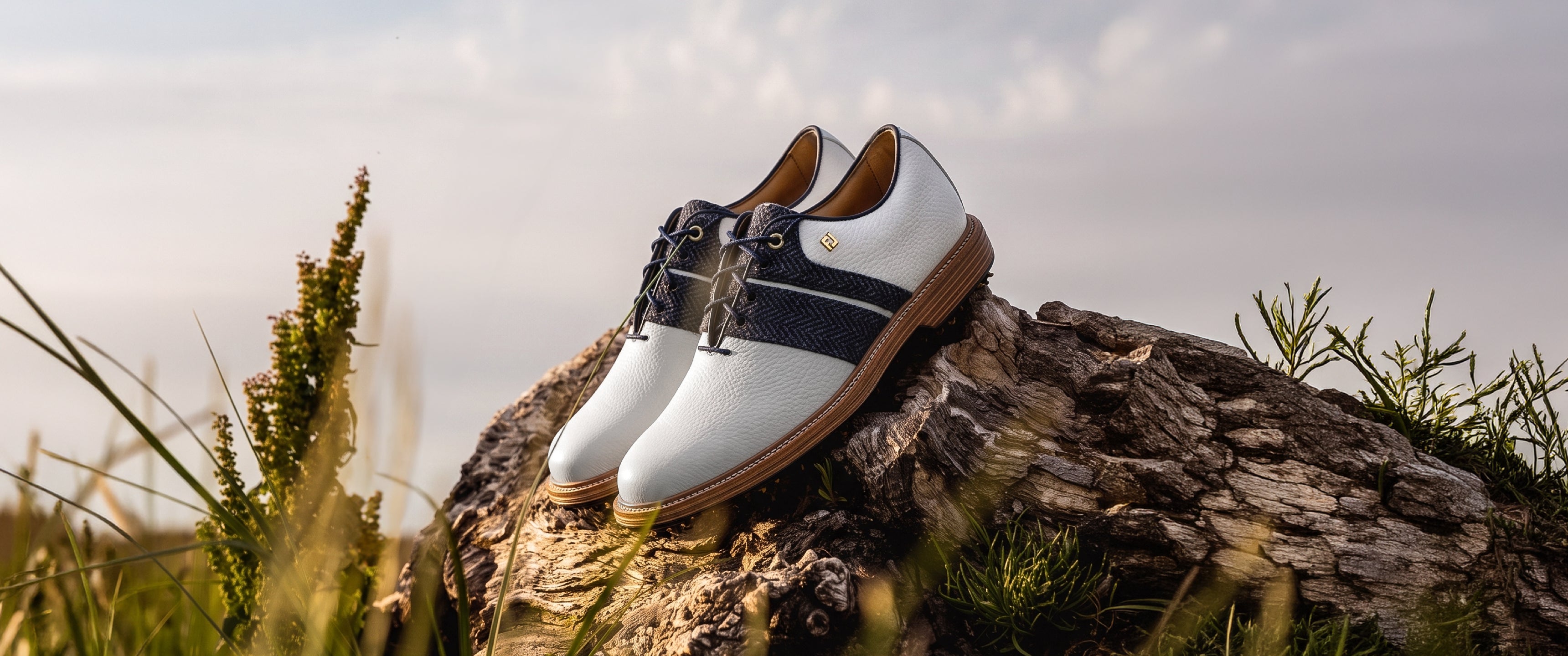FootJoy x Harris Tweed Premiere Series Packard Golf Shoes