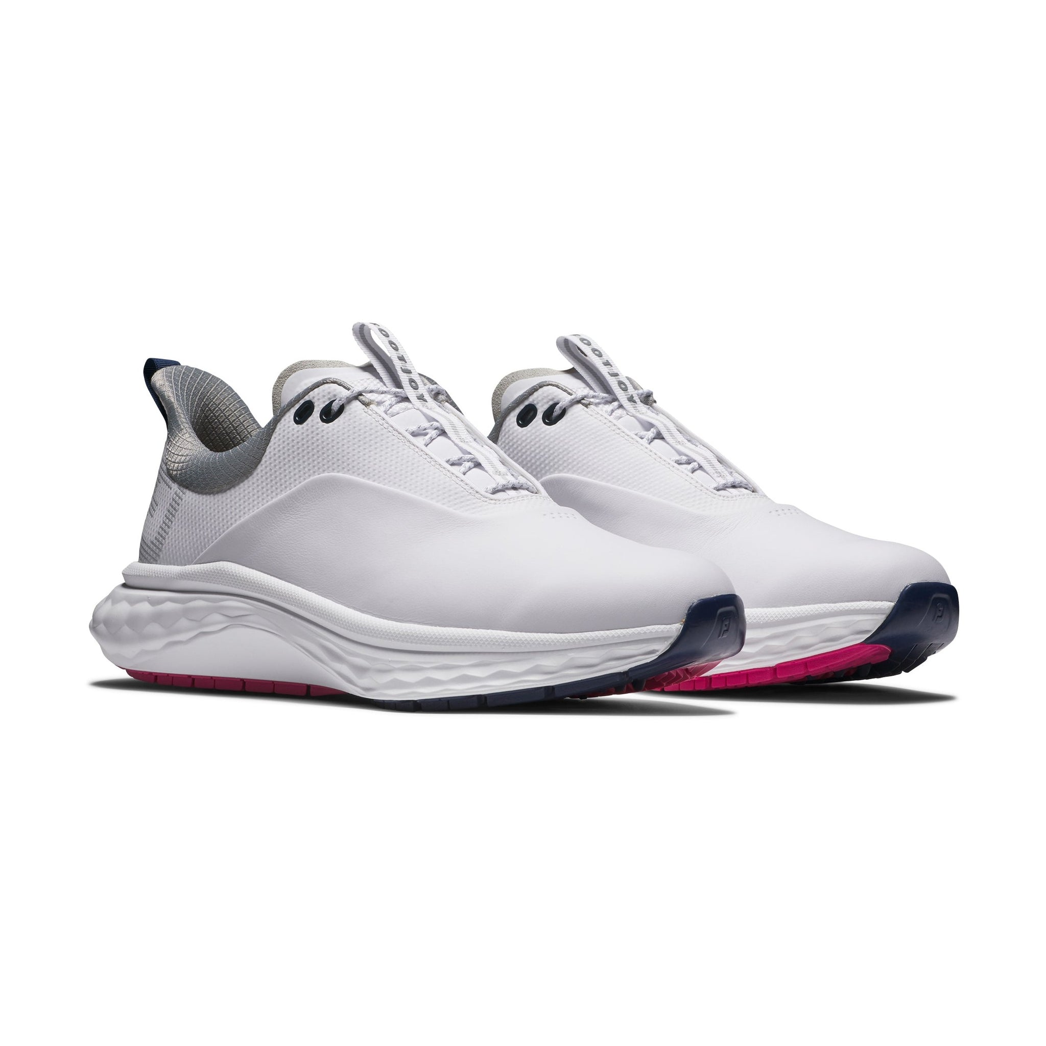 FootJoy FJ Quantum Golf Shoes White/Blue/Pink
