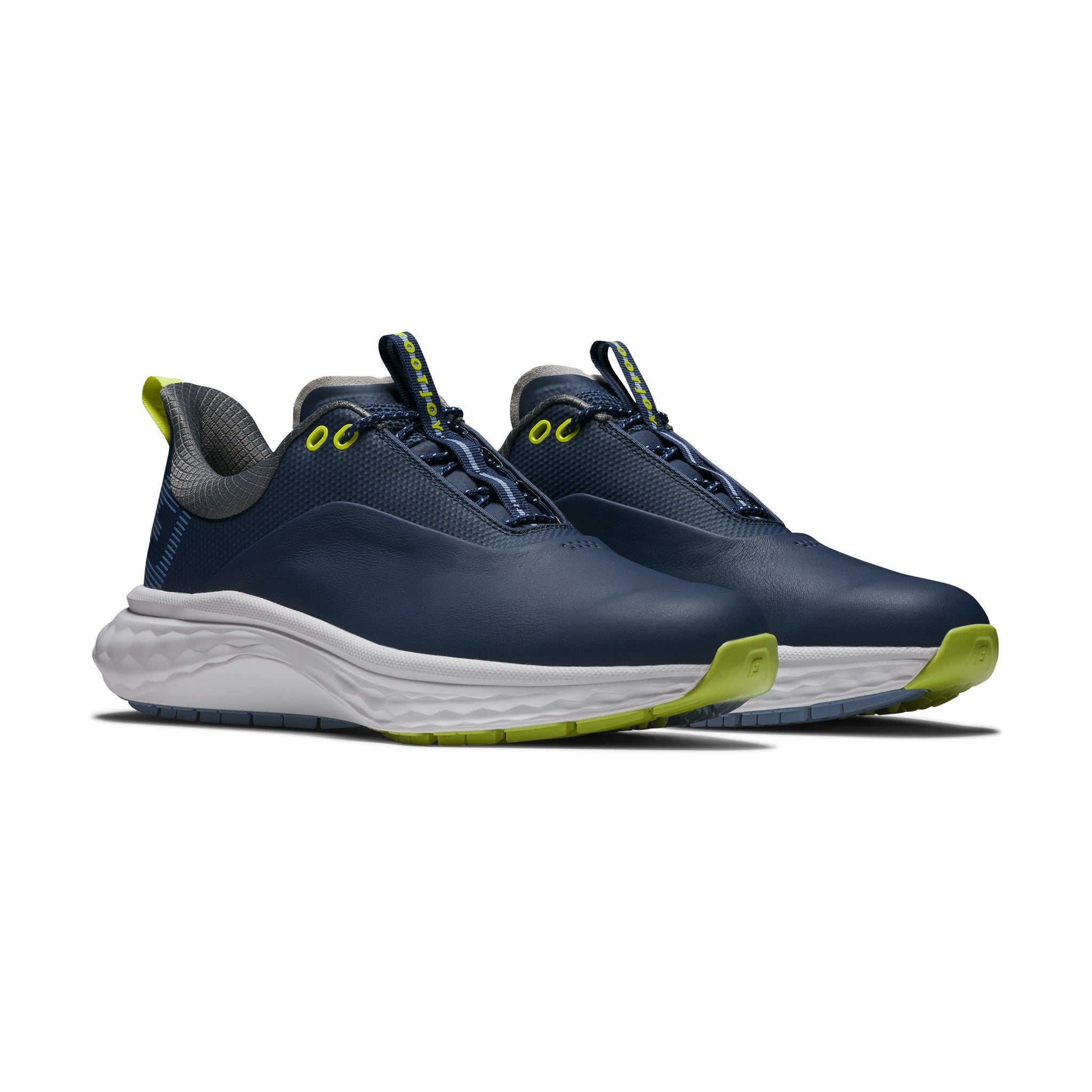 FootJoy FJ Quantum Golf Shoes Navy/White/Lime