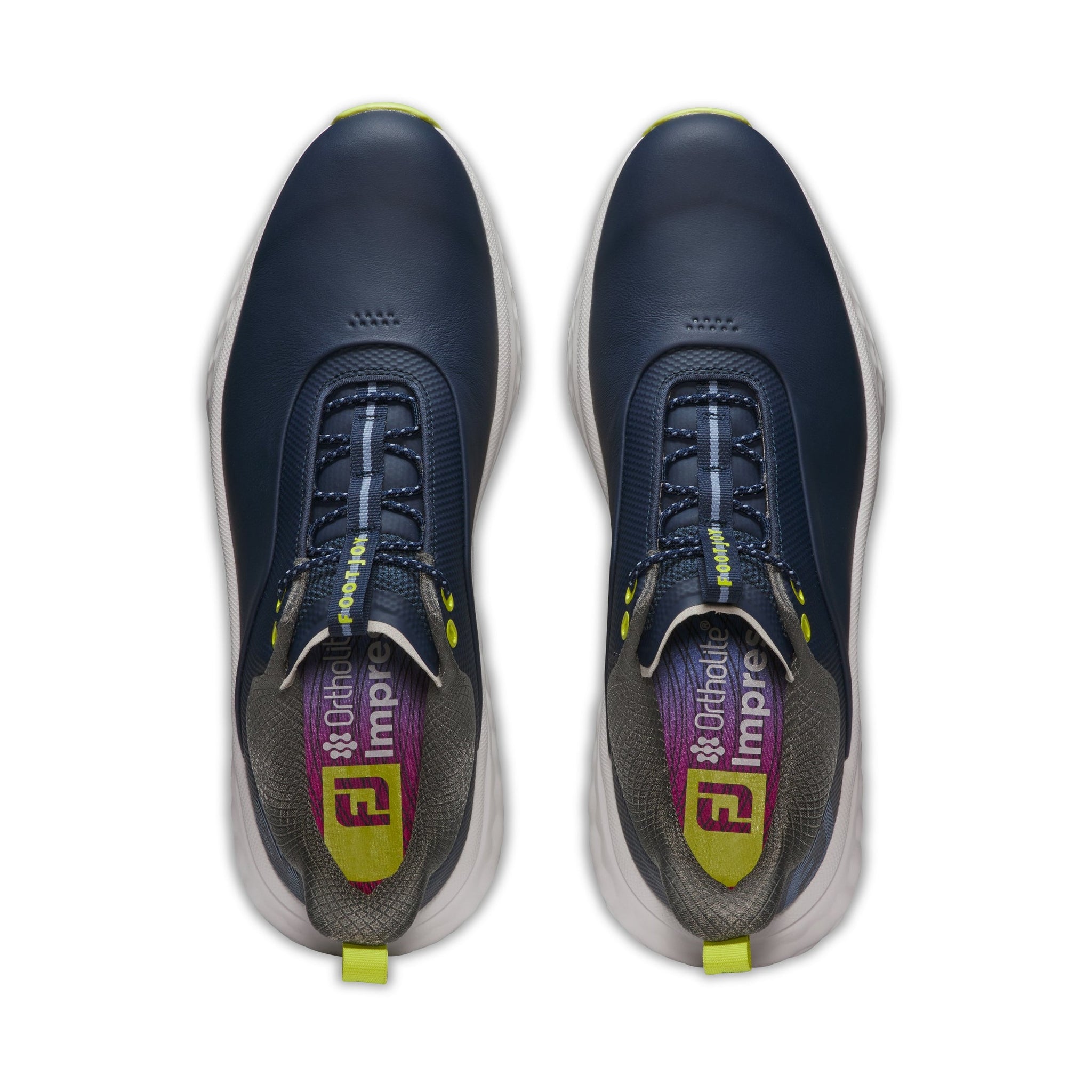 FootJoy FJ Quantum Golf Shoes Navy/White/Lime