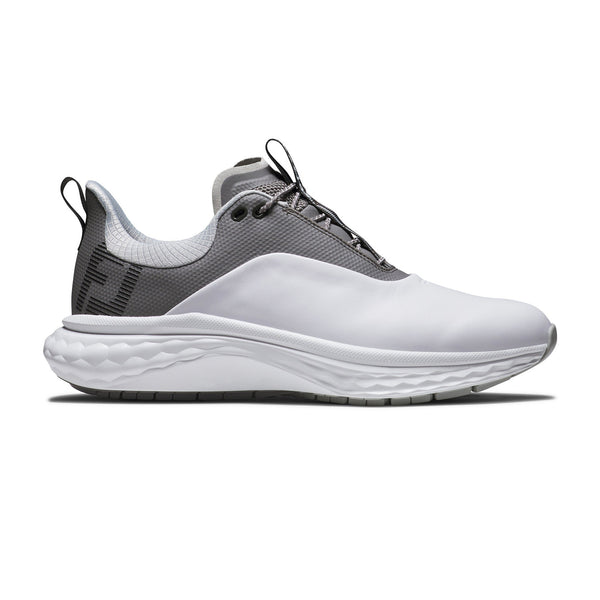 FootJoy FJ Quantum Golf Shoes - White/Grey/Silver - 57032