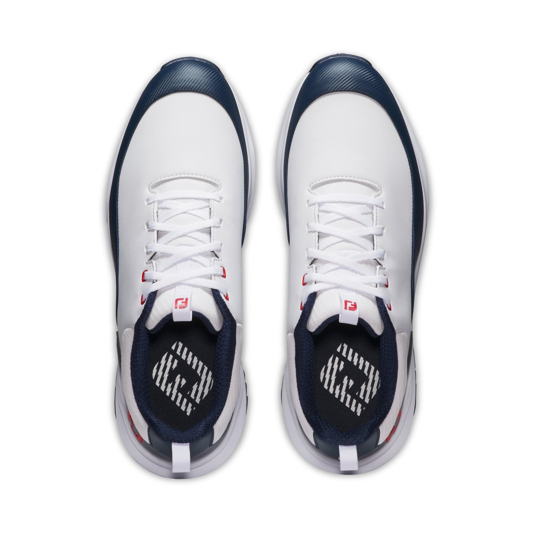 FootJoy FJ Tour Rival Golf Shoes White/Navy/Red