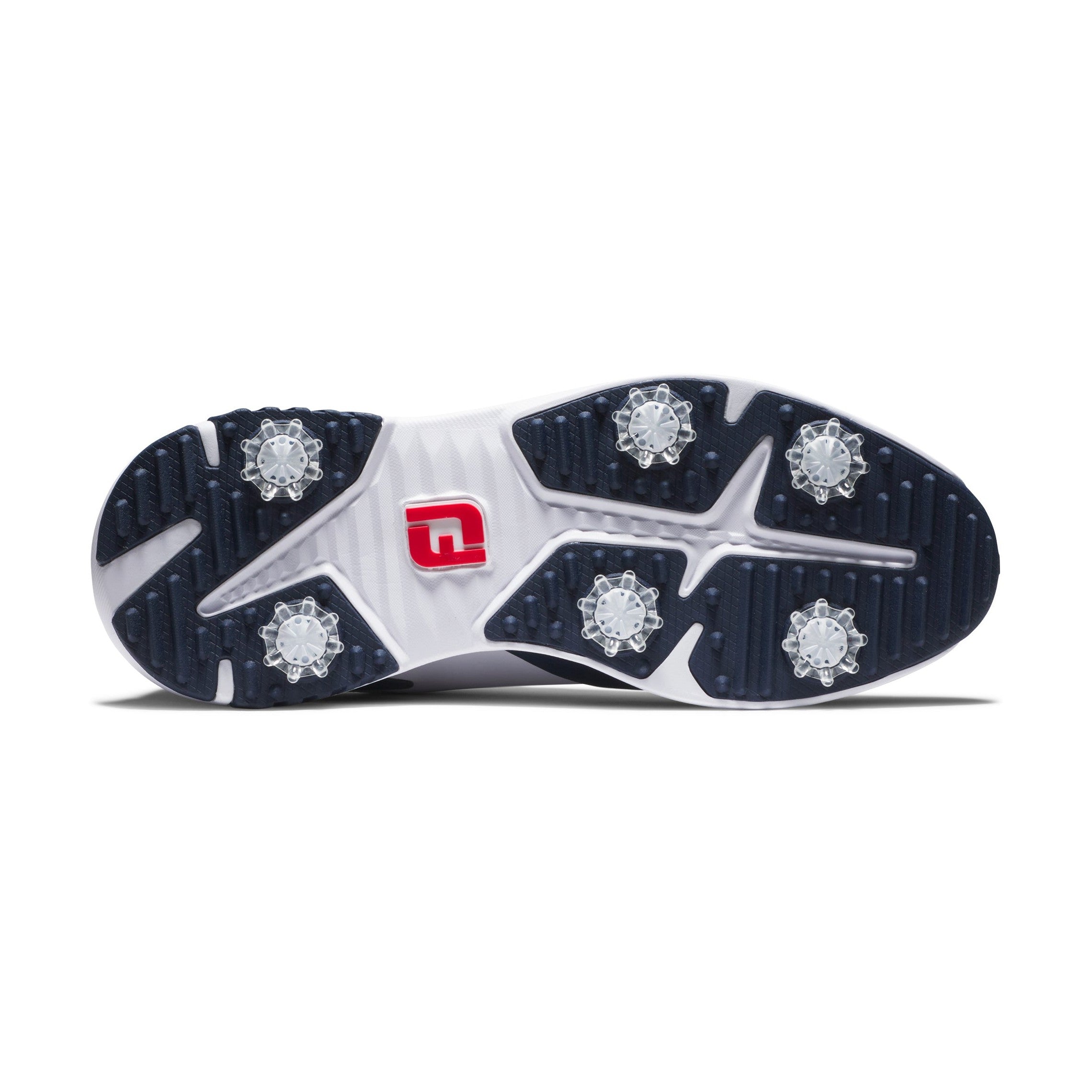 FootJoy FJ Tour Rival Golf Shoes - White/Navy/Red - 56959