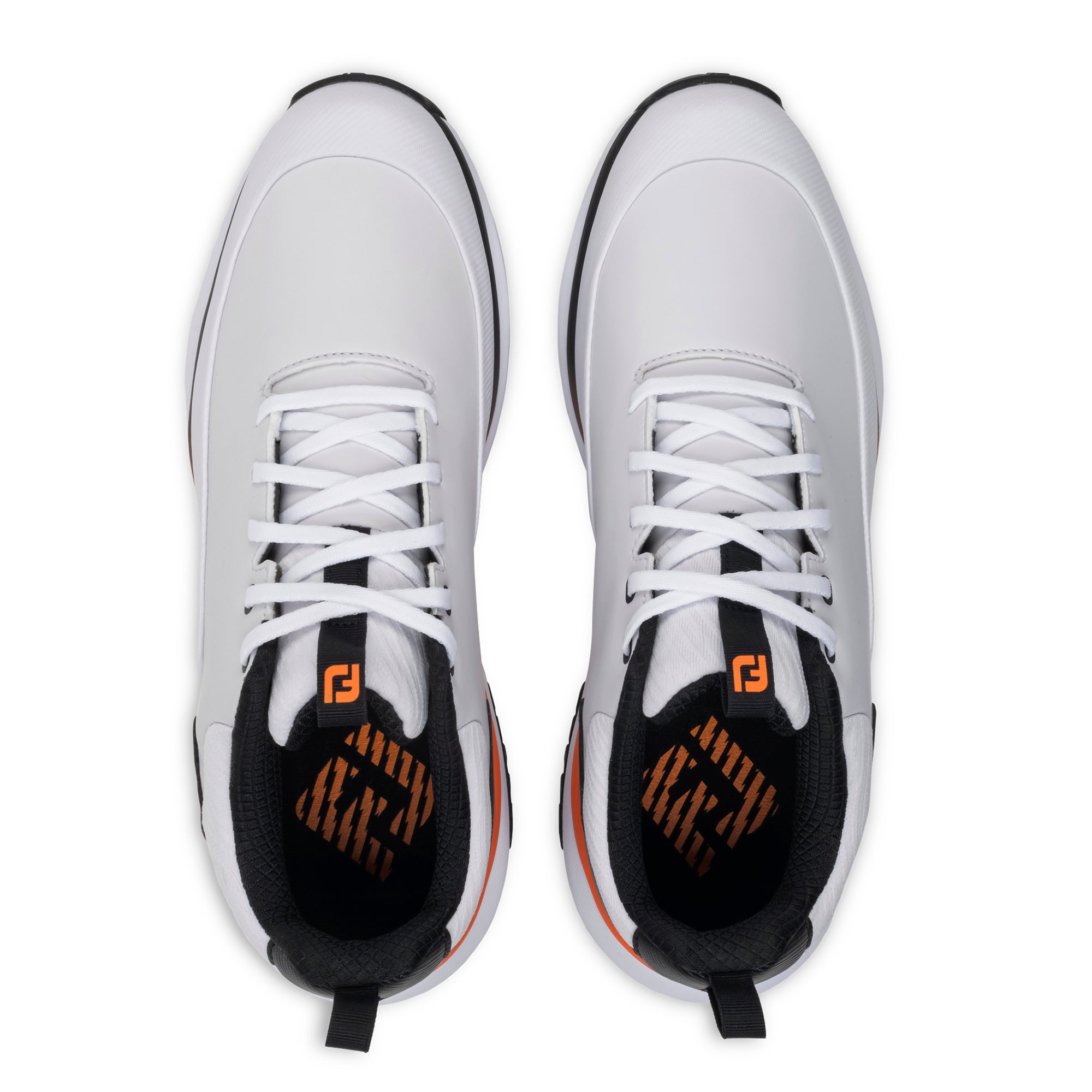 FootJoy FJ Tour Rival Golf Shoes - White/Black/Orange - 56970 ...