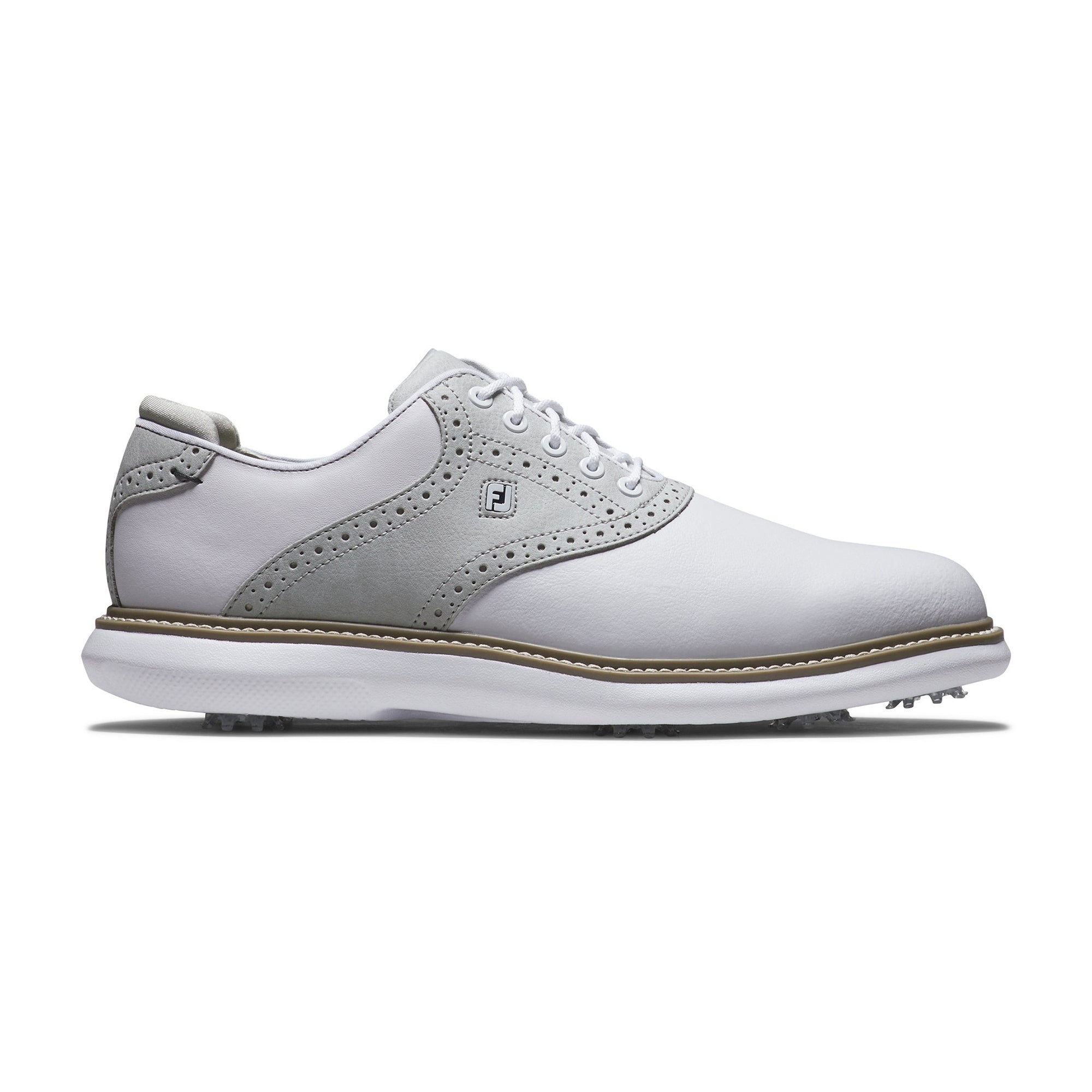 FootJoy FJ Traditions Golf Shoes White/Grey