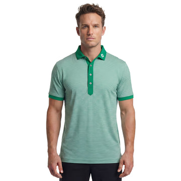FootJoy Feeder Stripe Pique Golf Shirt