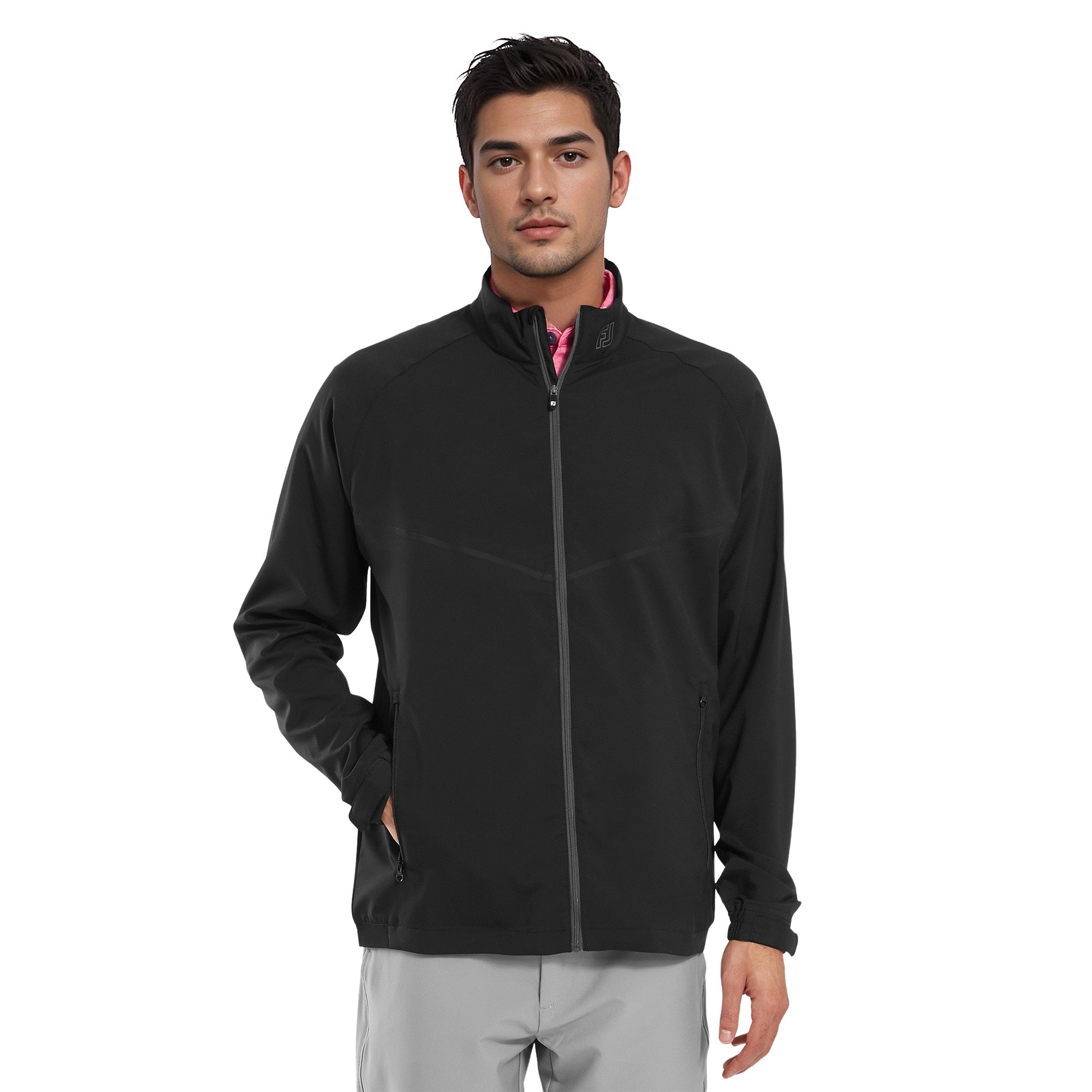 J＊J FootJoy Zephyr Full Zip Wind Jacket - Navy - 34153 - Function18
