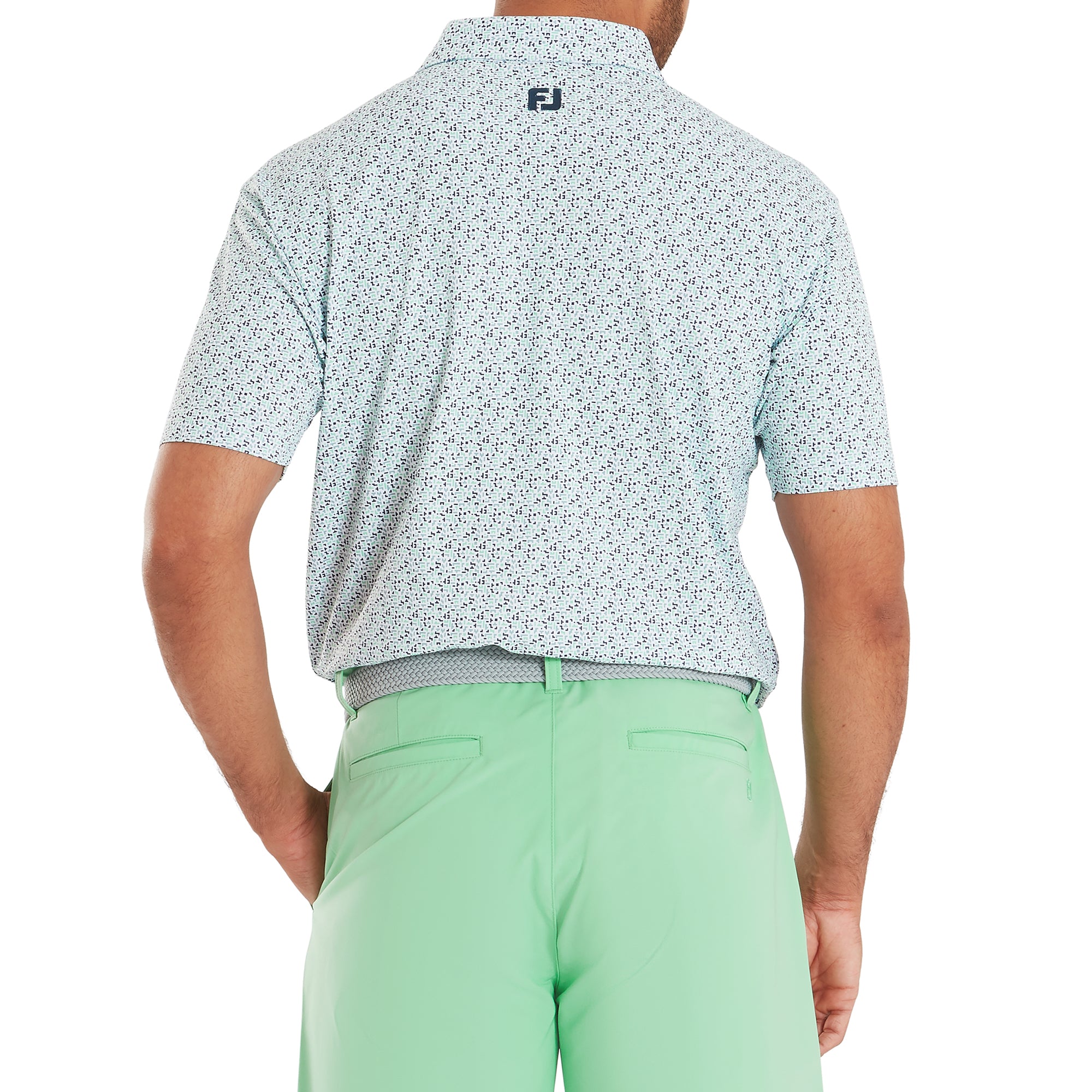 FootJoy Gamer Print Pique Golf Shirt