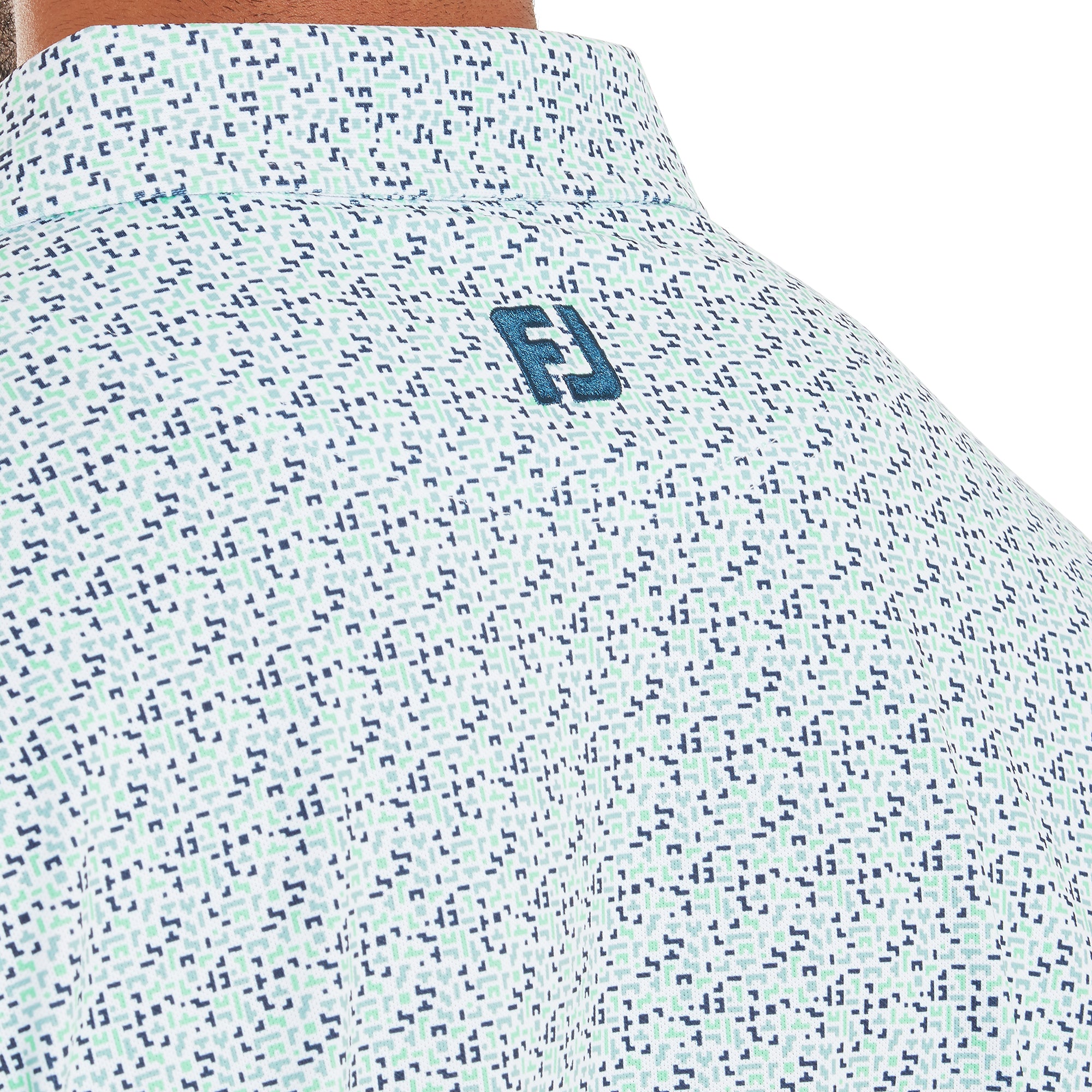 FootJoy Gamer Print Pique Golf Shirt