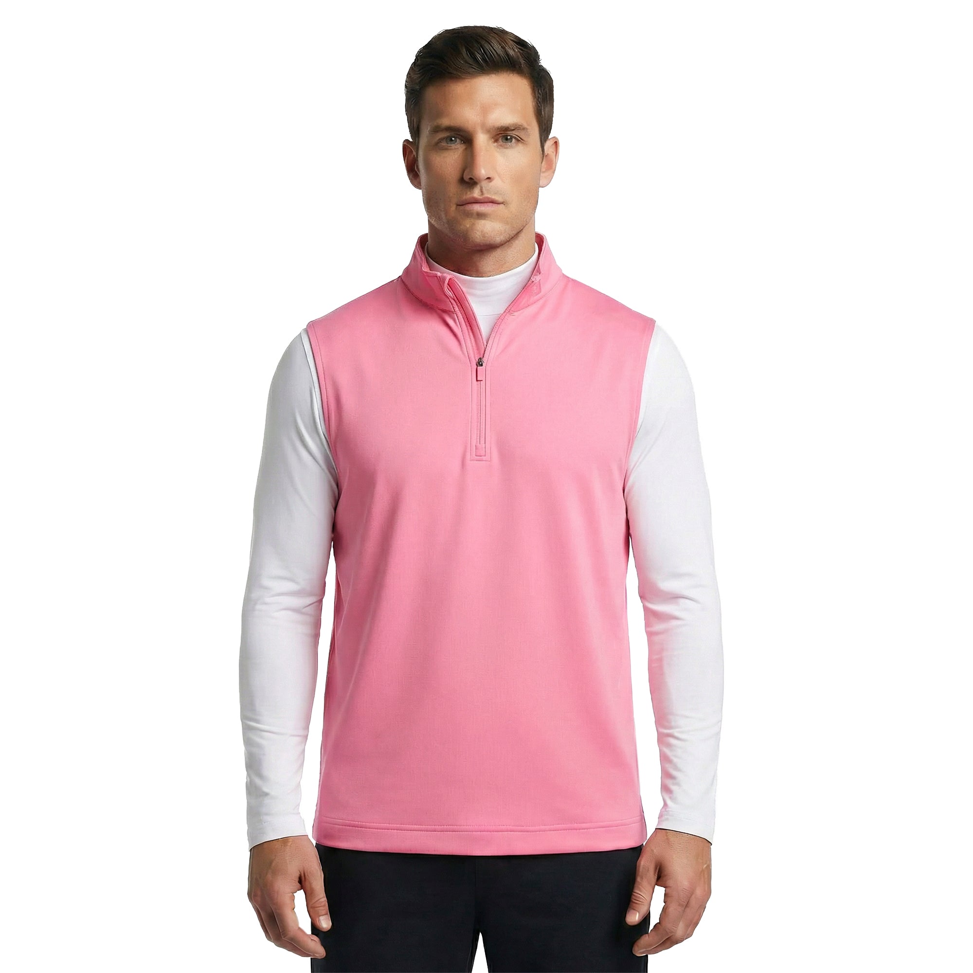 FootJoy Half Zip Vest - Pink Pop - 39313 - Function18
