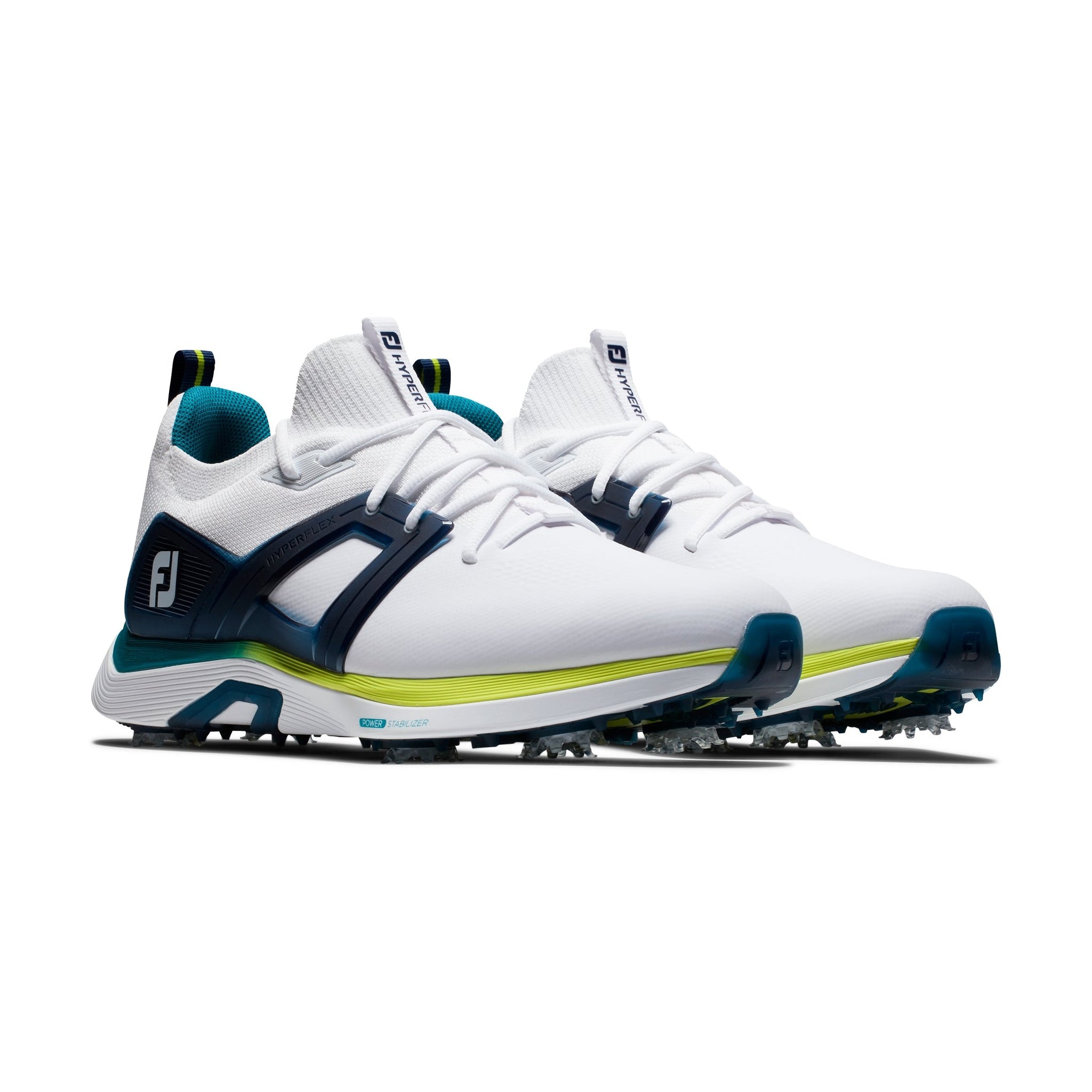 FootJoy HyperFlex Golf Shoes White/Lime/Navy
