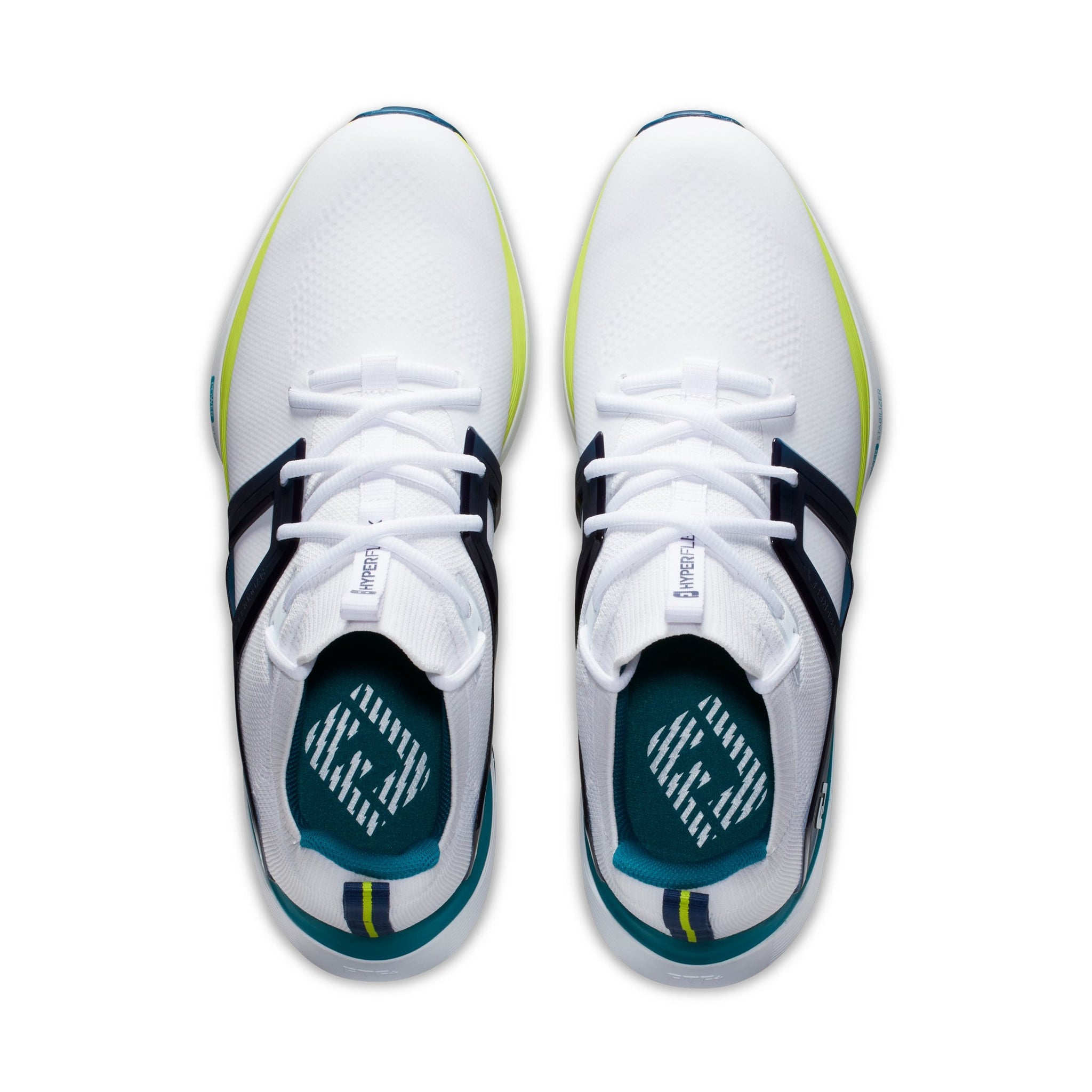 FootJoy HyperFlex Golf Shoes White/Lime/Navy