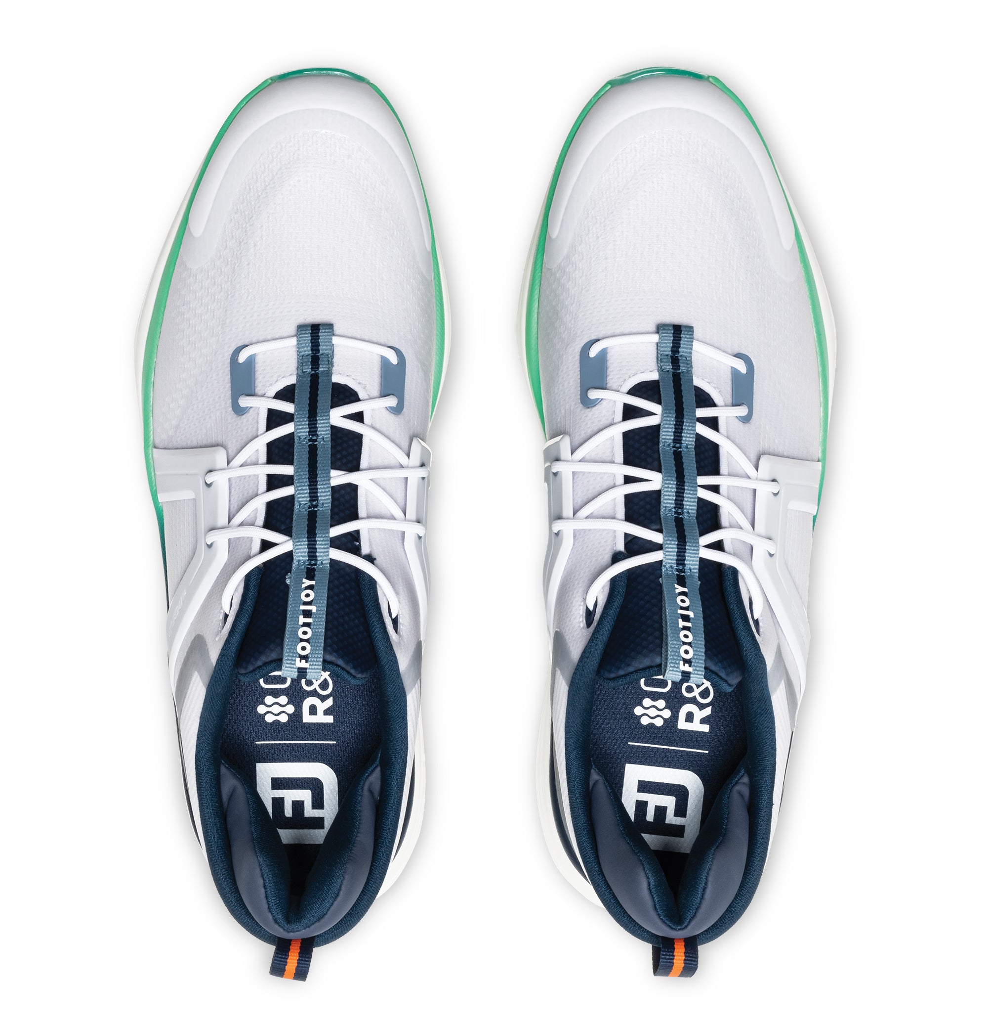 FootJoy HyperFlex Golf Shoes - White/Navy/Green - 55489 - Function18