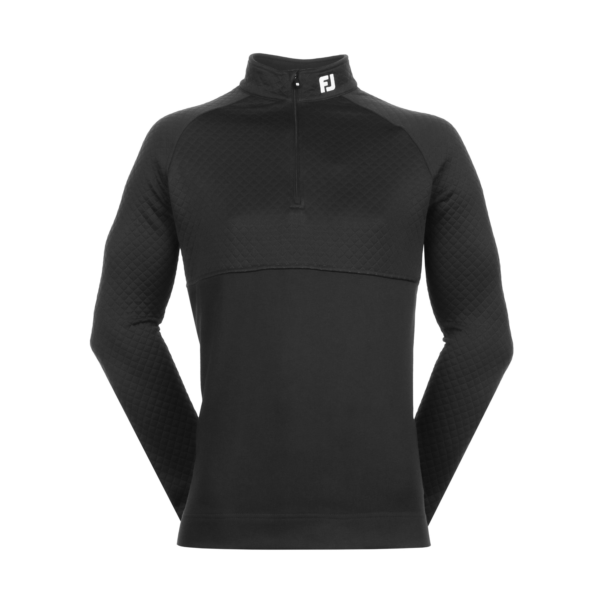 FootJoy Jacquard Thermal Chill Out Pullover Black 