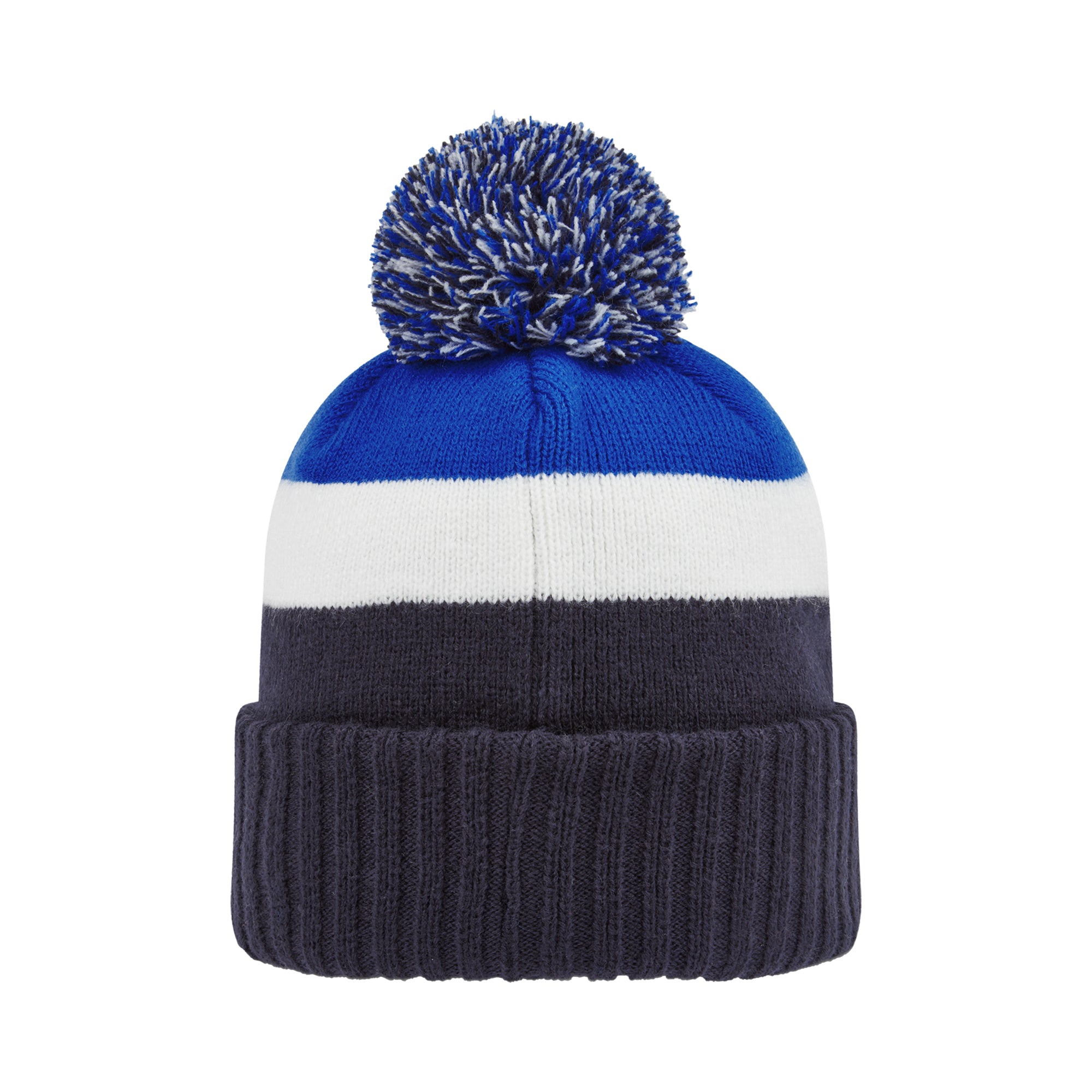 FootJoy Multi Pom Bobble Hat Navy/White/Blue