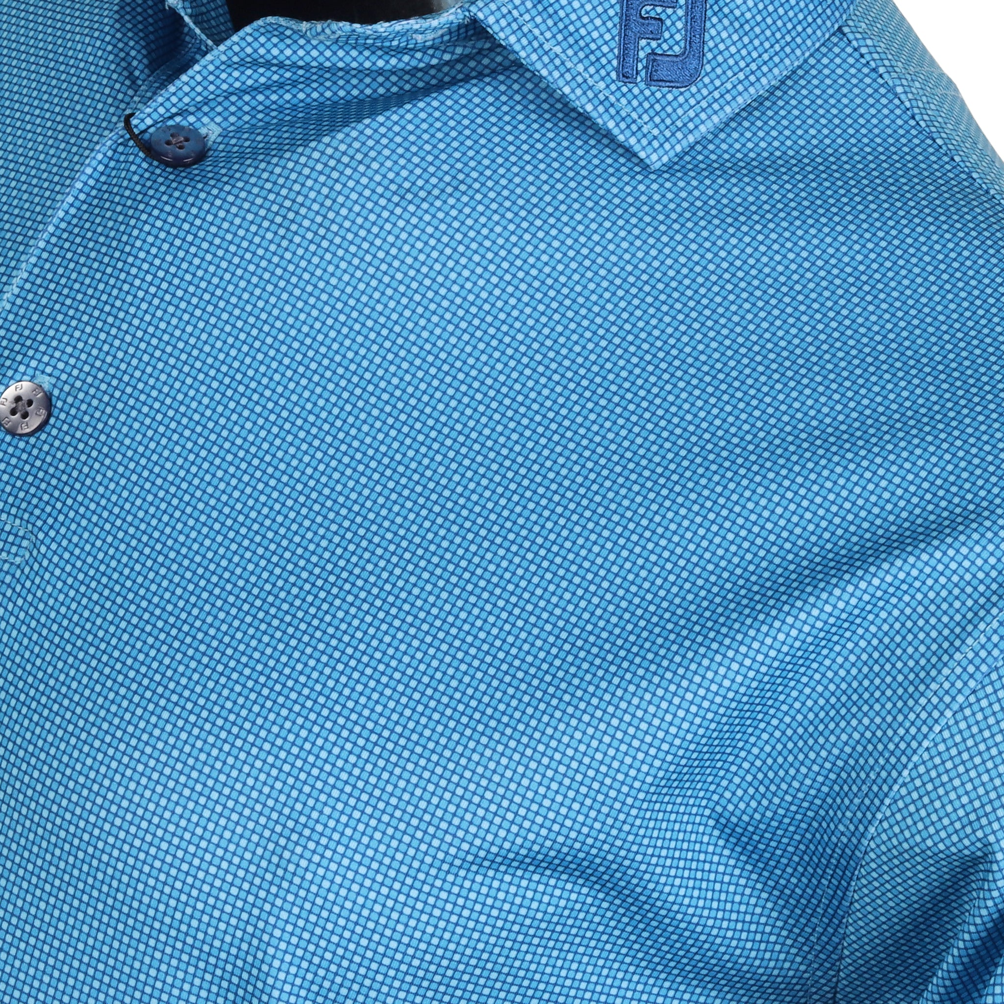 FootJoy Octagon Print Lisle Golf Shirt