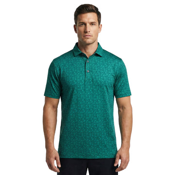 FootJoy Painted Floral Lisle Golf Shirt