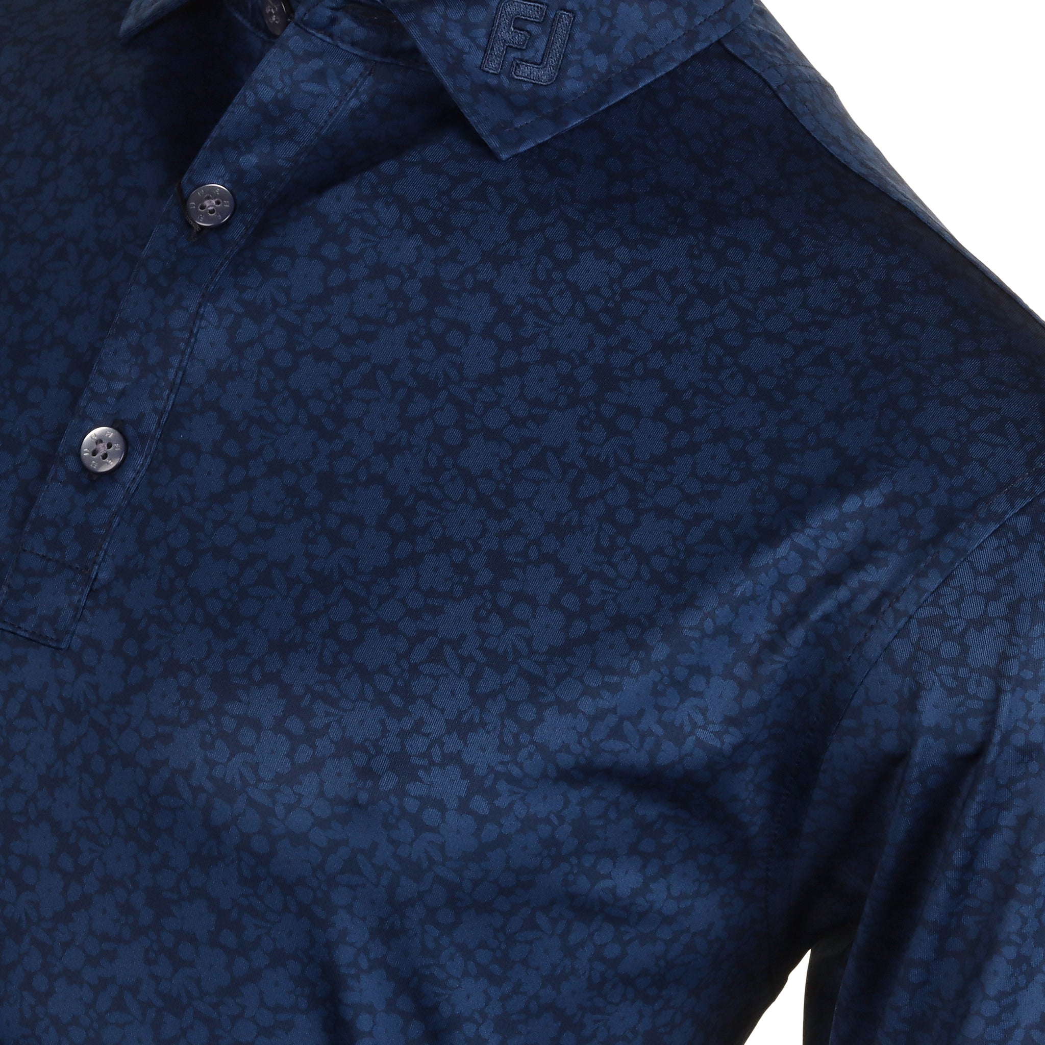 FootJoy Painted Floral Lisle Golf Shirt