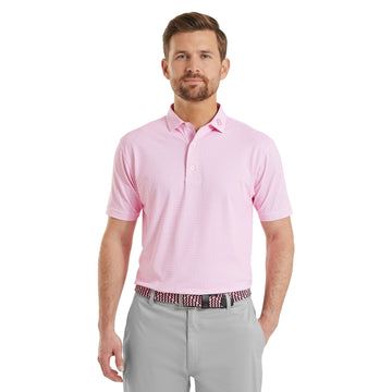 FootJoy Scallop Geo Pique Golf Shirt