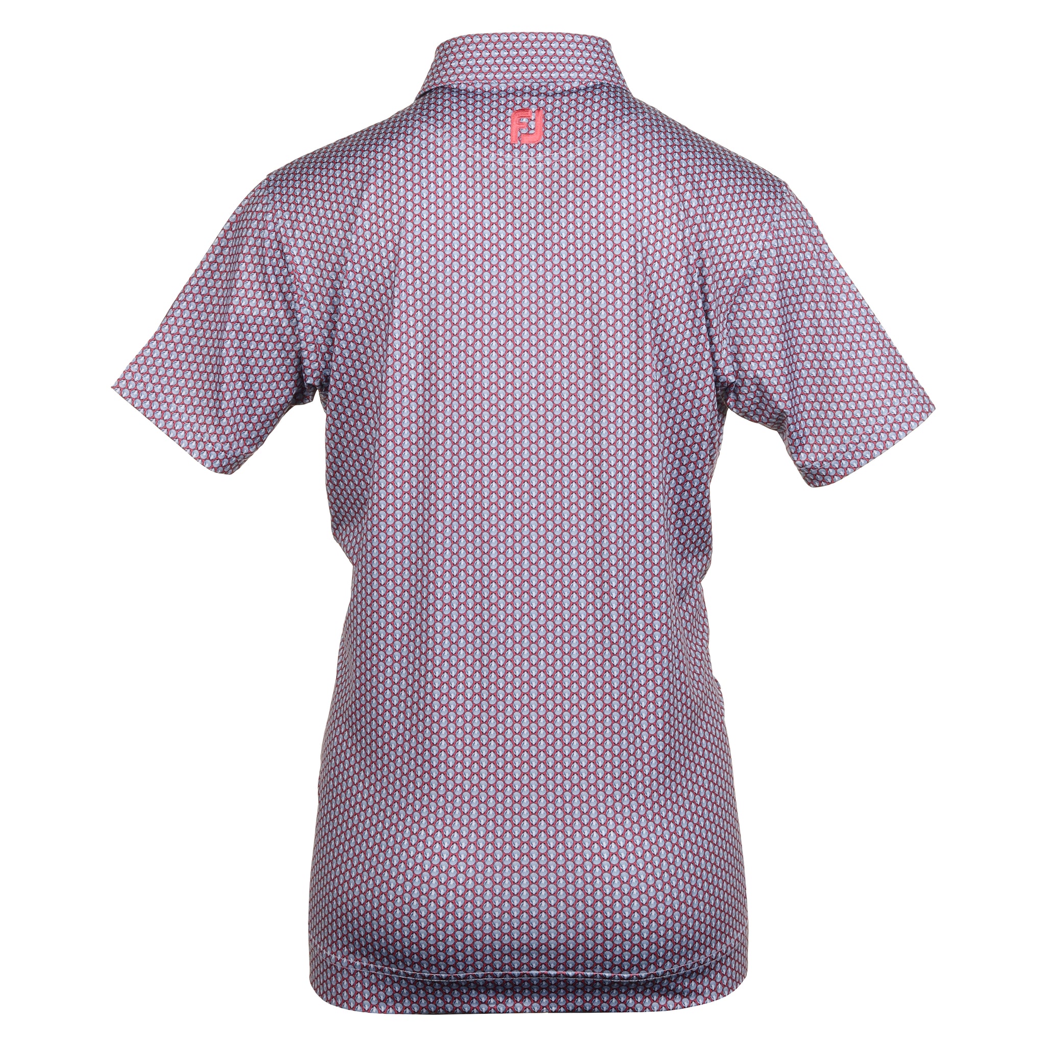 FootJoy Scallop Shell Foulard Lisle Golf Shirt
