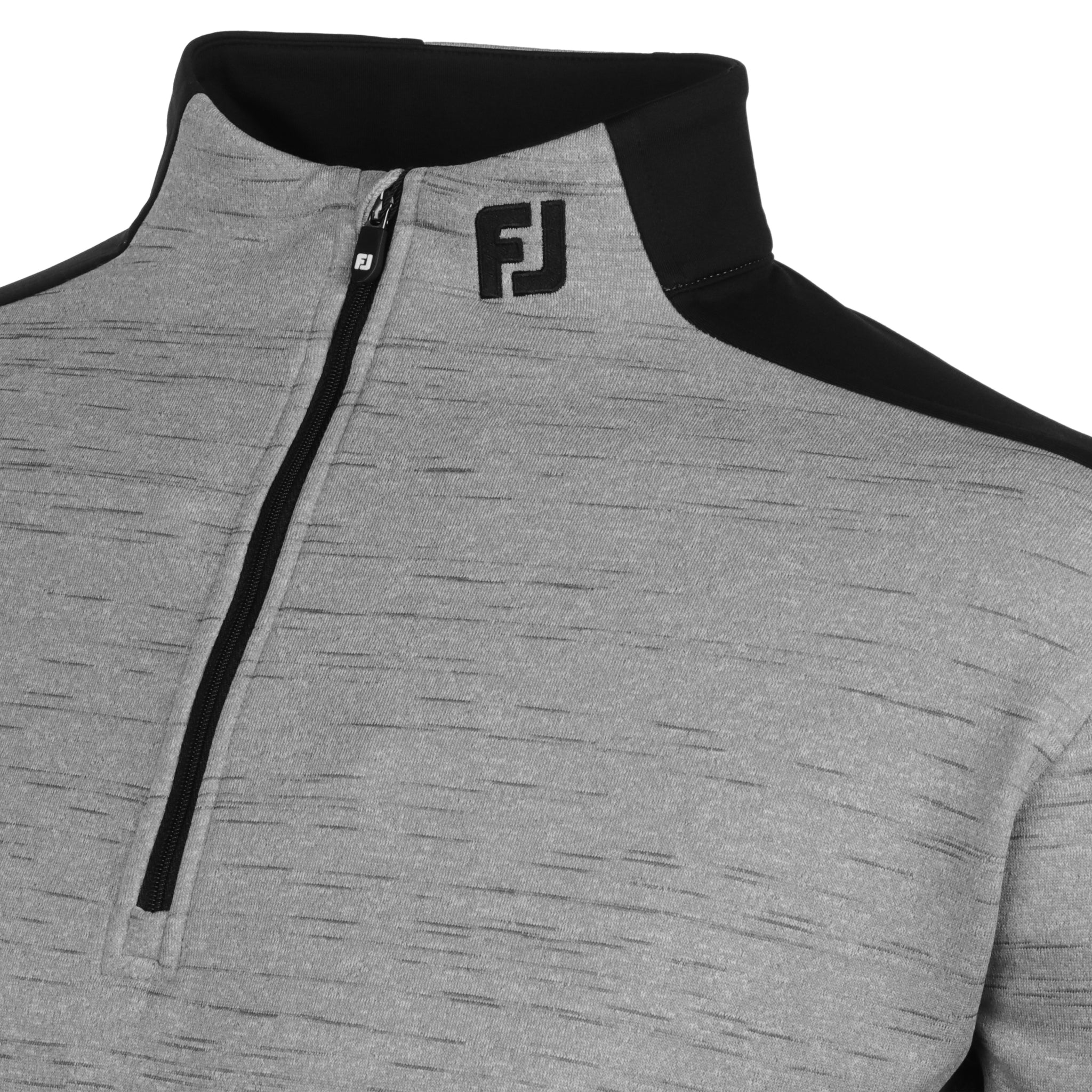 FootJoy Space Dye Thermal Chill Out Pullover Charcoal/Black