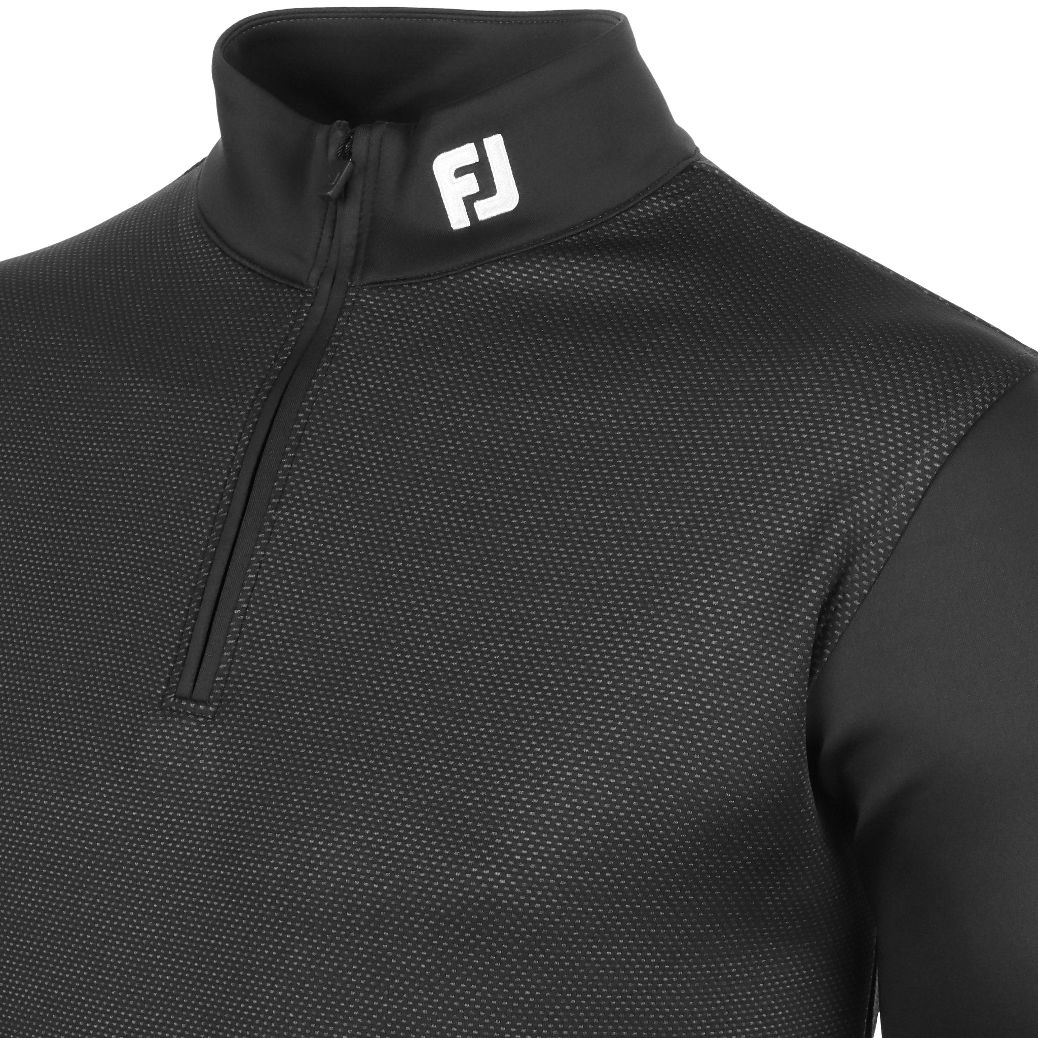 FootJoy Spacer Knit Tonal Chill Out Pullover Black 