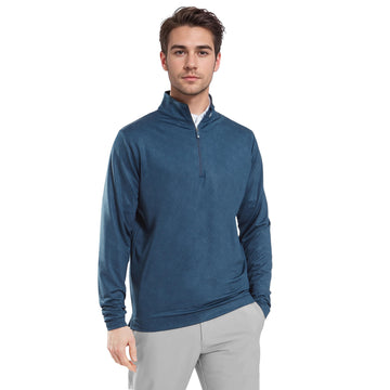 FootJoy Speckle Print Chill Out Pullover Dark Denim