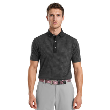FootJoy Star Geo Jacquard Golf Shirt