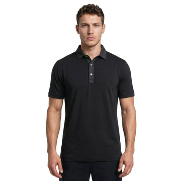 FootJoy Star Geo Trim Pique Golf Shirt