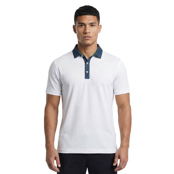 FootJoy Star Geo Trim Pique Golf Shirt
