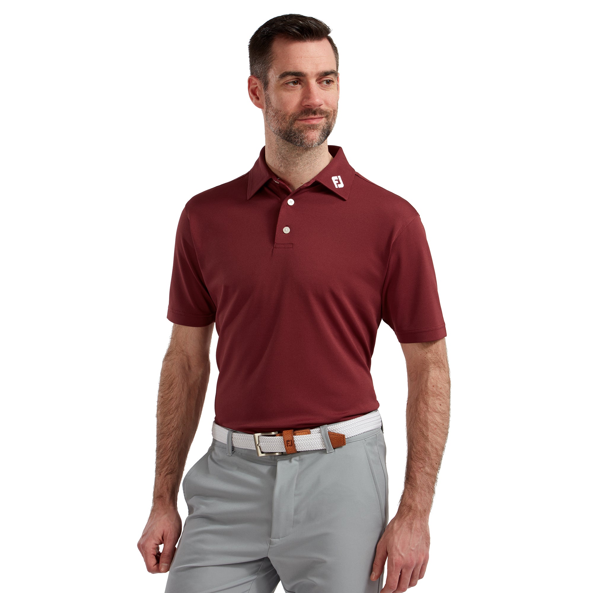 FootJoy Stretch Pique Solid Golf Shirt