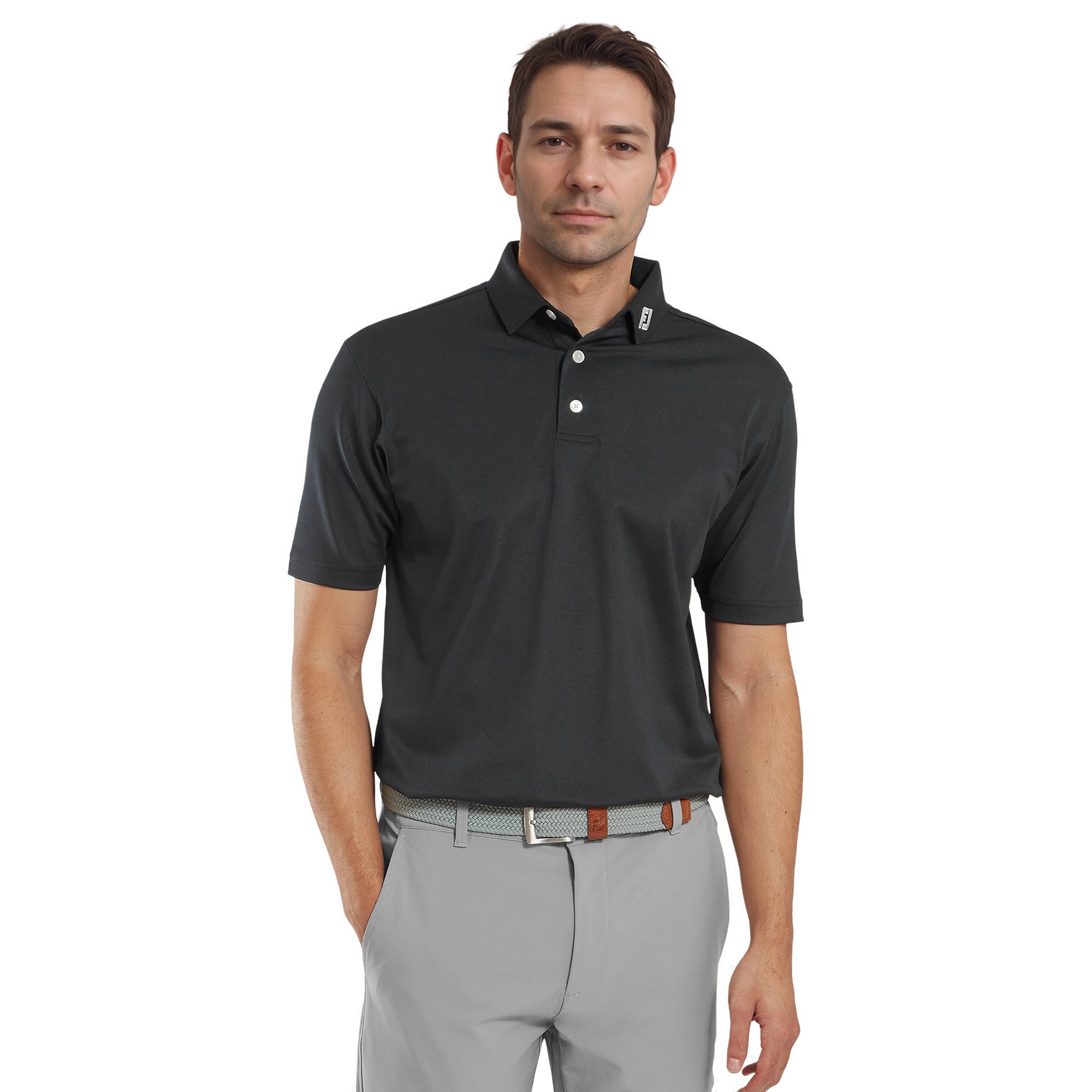 FootJoy Stretch Pique Solid Golf Shirt