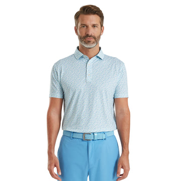 FootJoy Surfs Up Print Lisle Golf Shirt