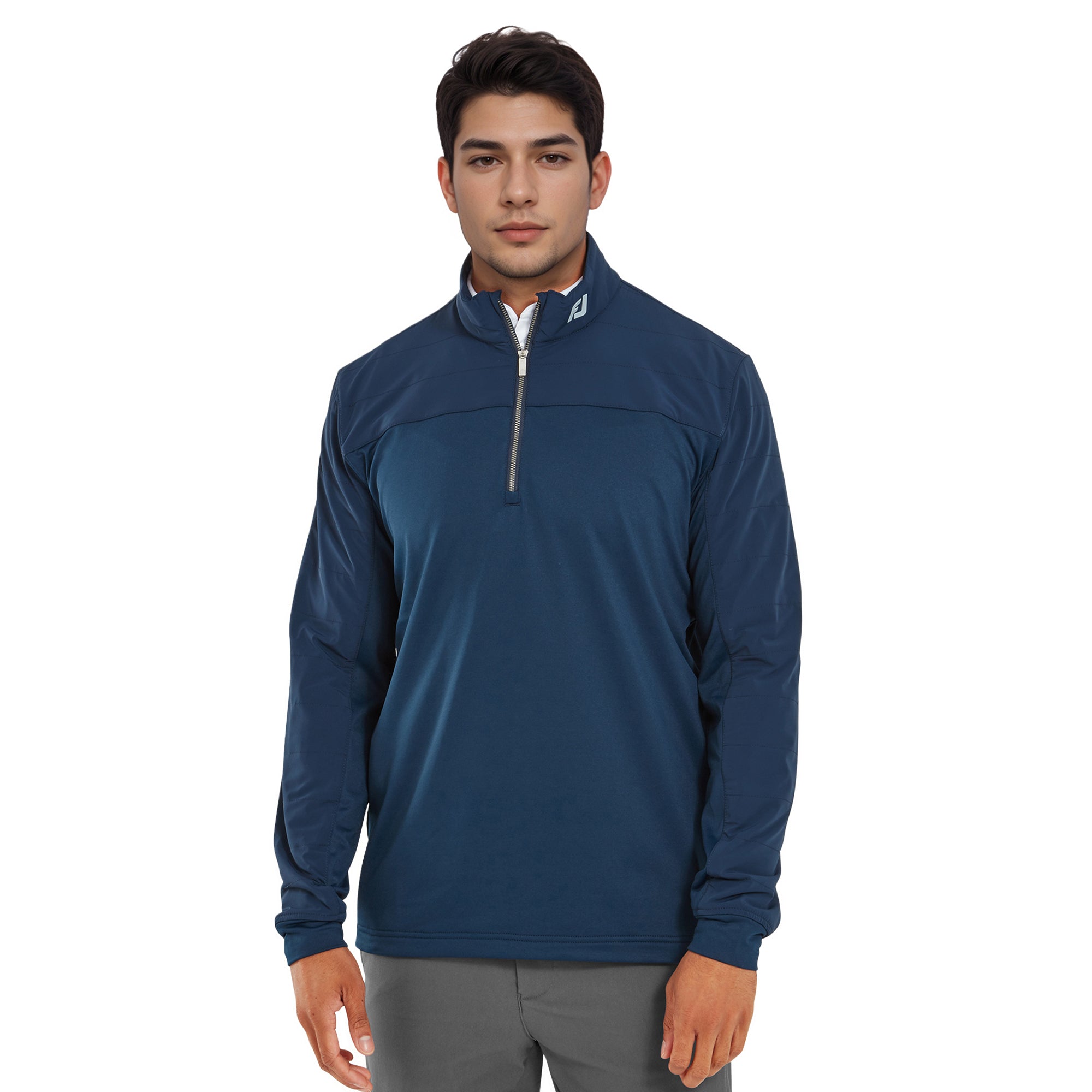 FootJoy ThermoSeries Hybrid Midlayer - Black/Charcoal - 37833
